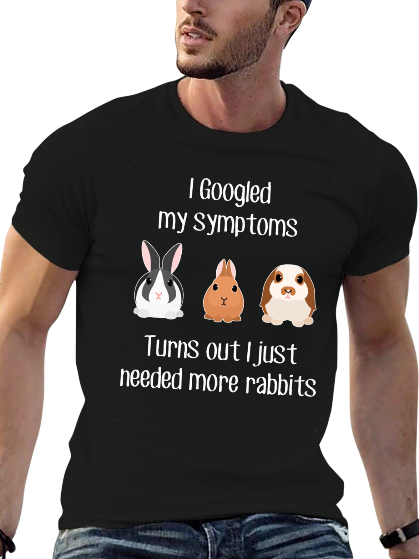 I Googled My Symptoms Rabbit T-Shirt