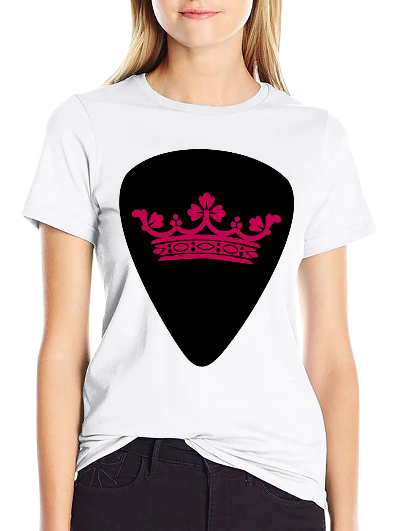 Crown Graphic T-Shirt - Royal Design