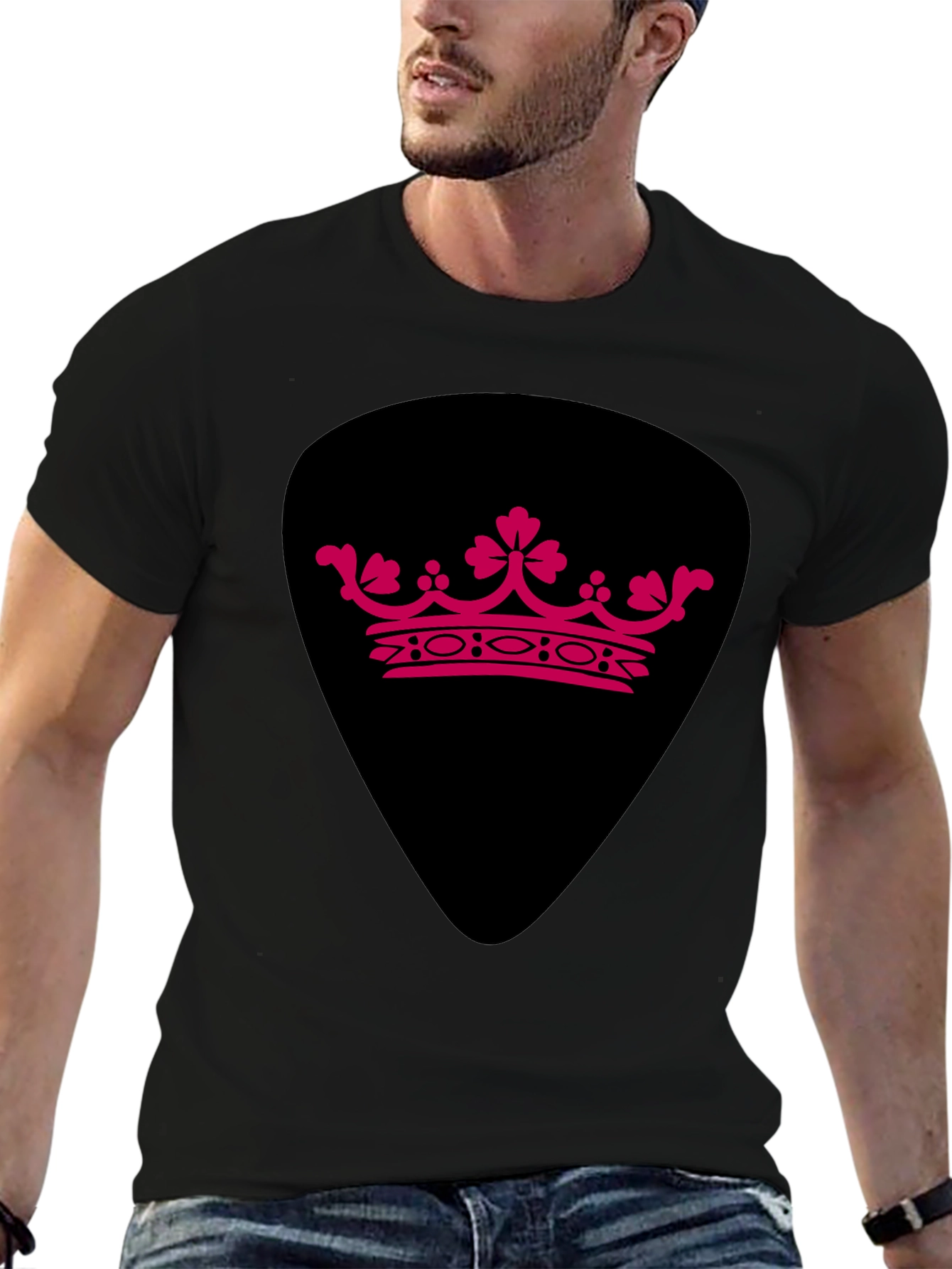 Crown Graphic T-Shirt - Royal Design