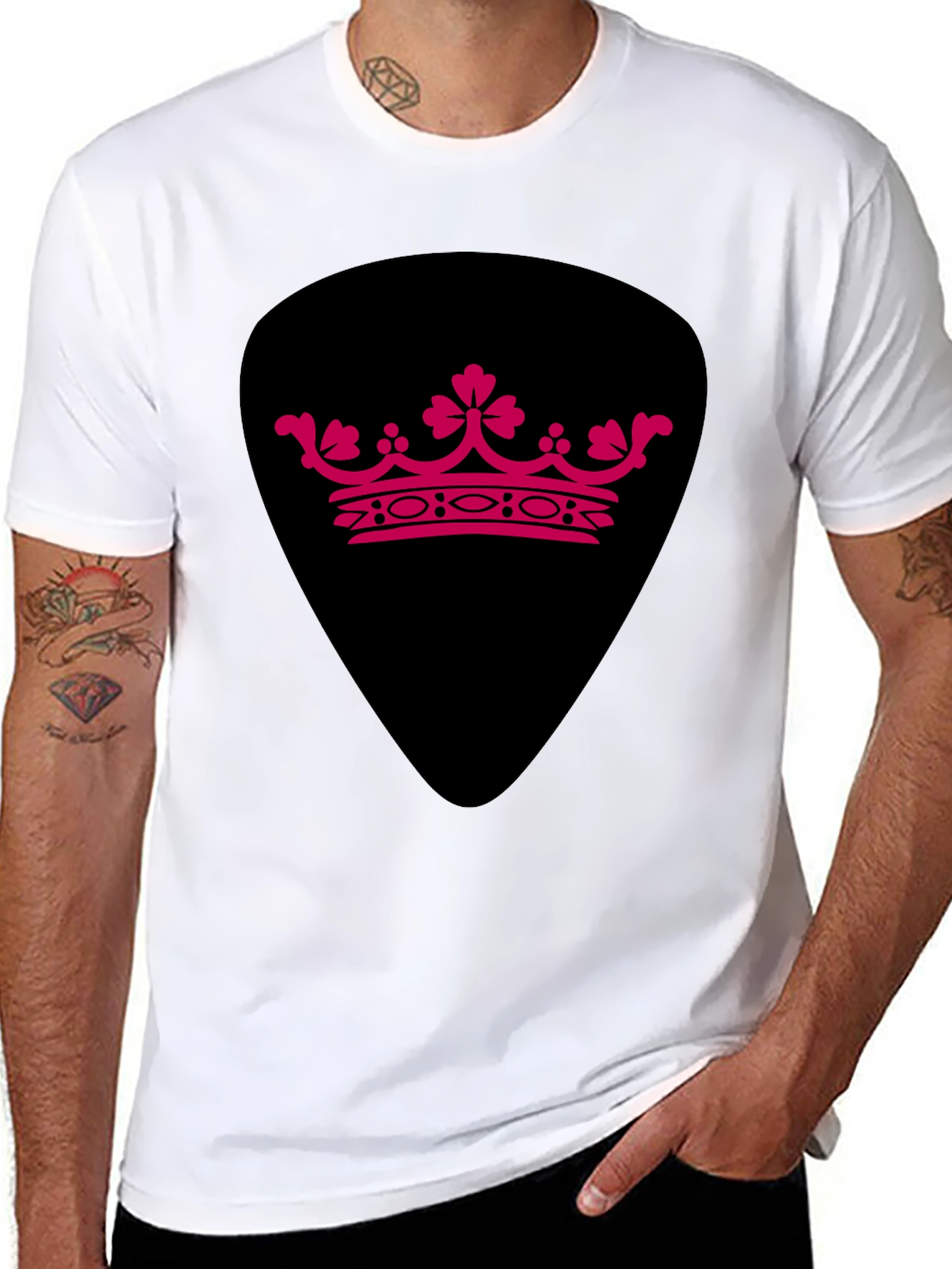 Crown Graphic T-Shirt - Royal Design
