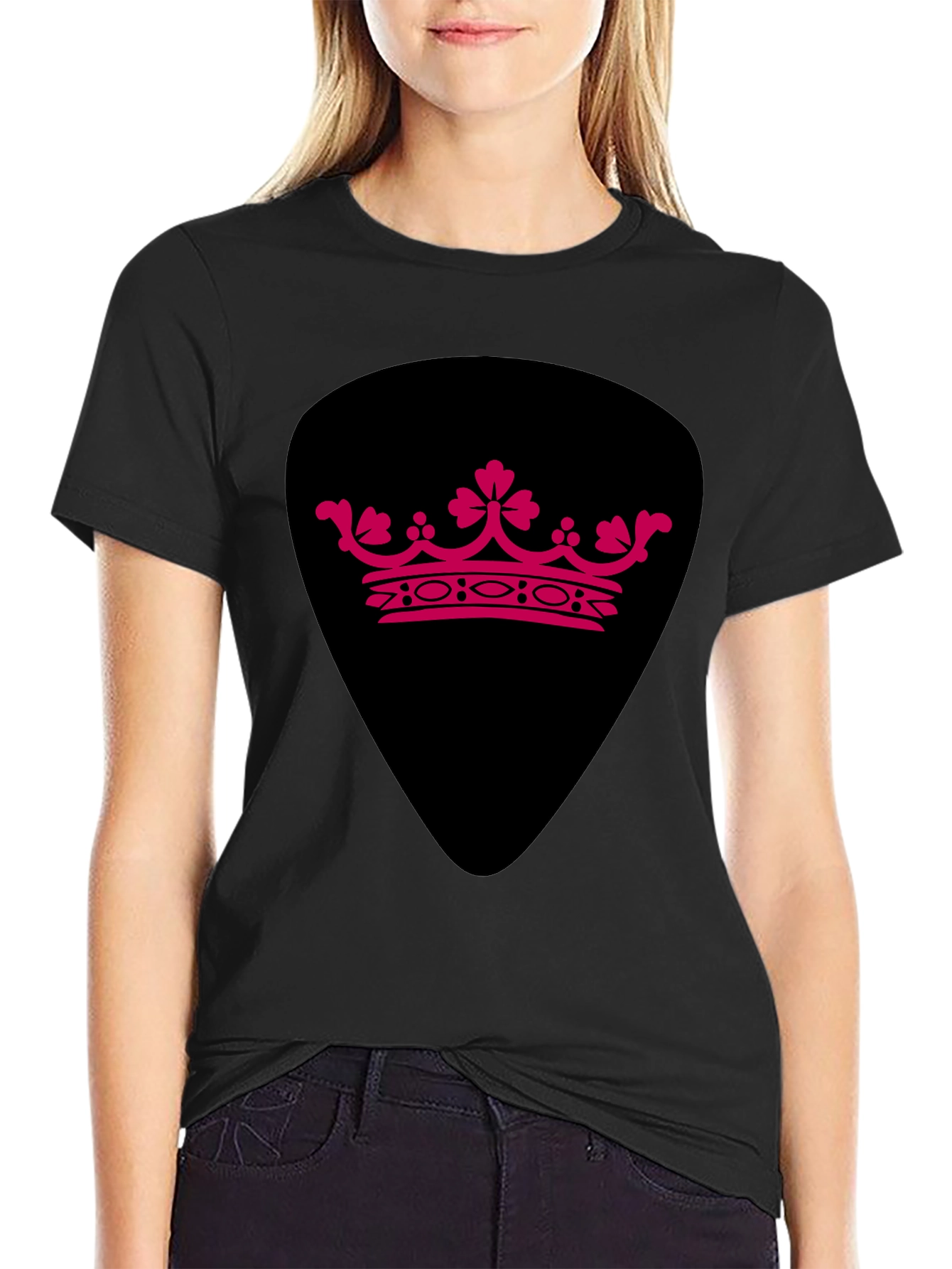 Crown Graphic T-Shirt - Royal Design