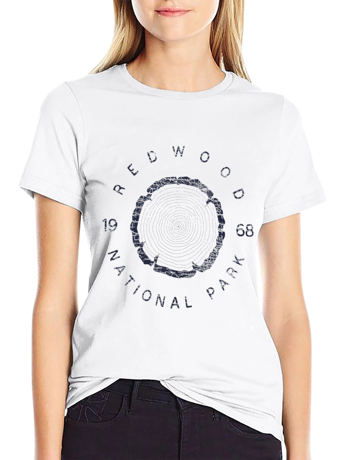 Redwood National Park Black T-Shirt
