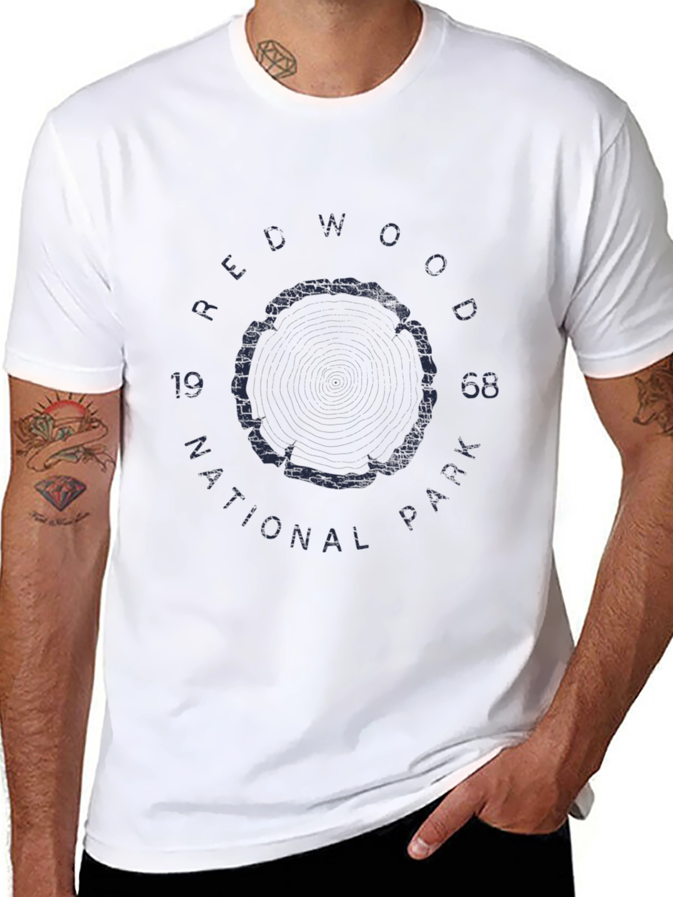 Redwood National Park Black T-Shirt