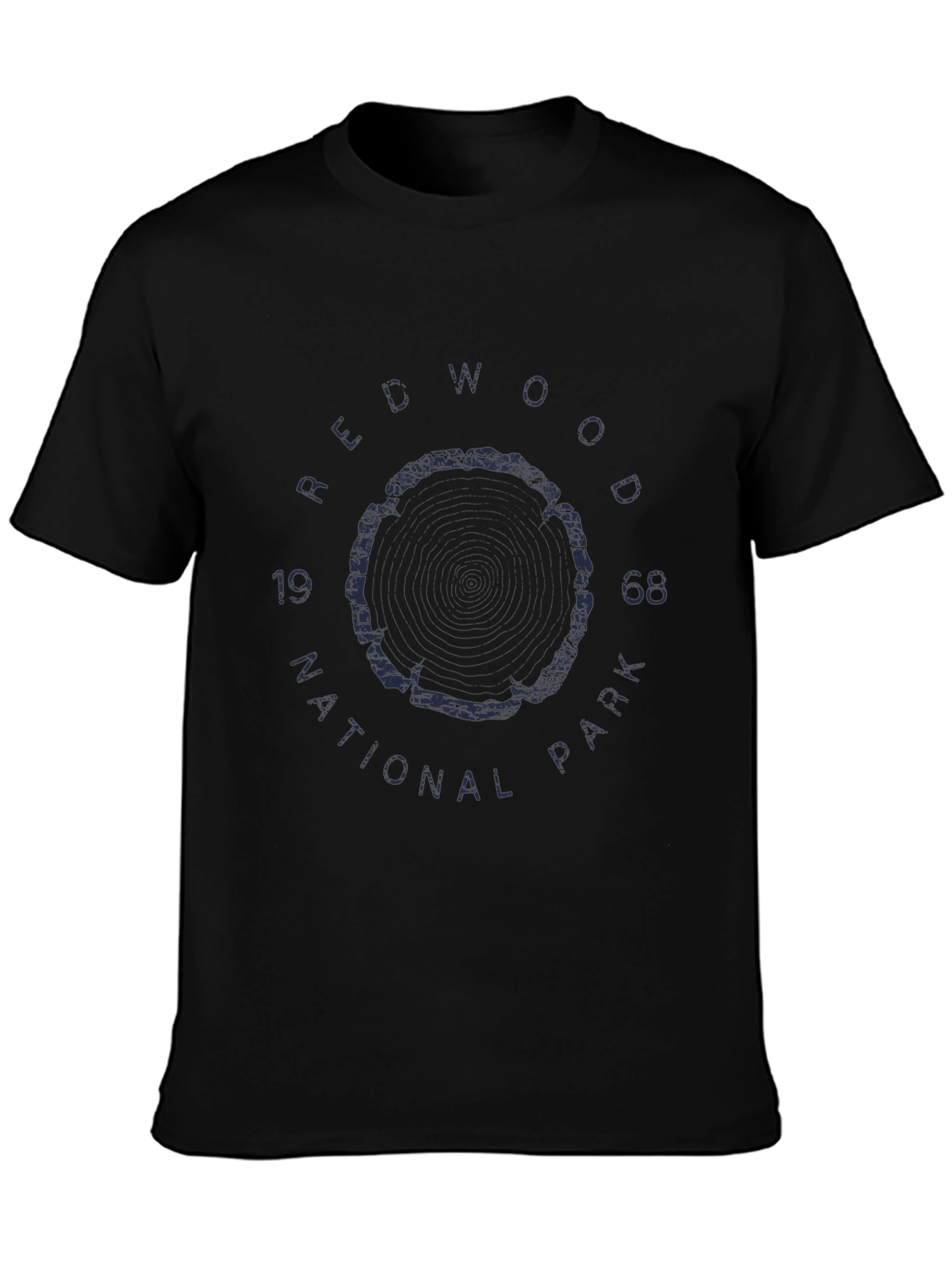 Redwood National Park Black T-Shirt