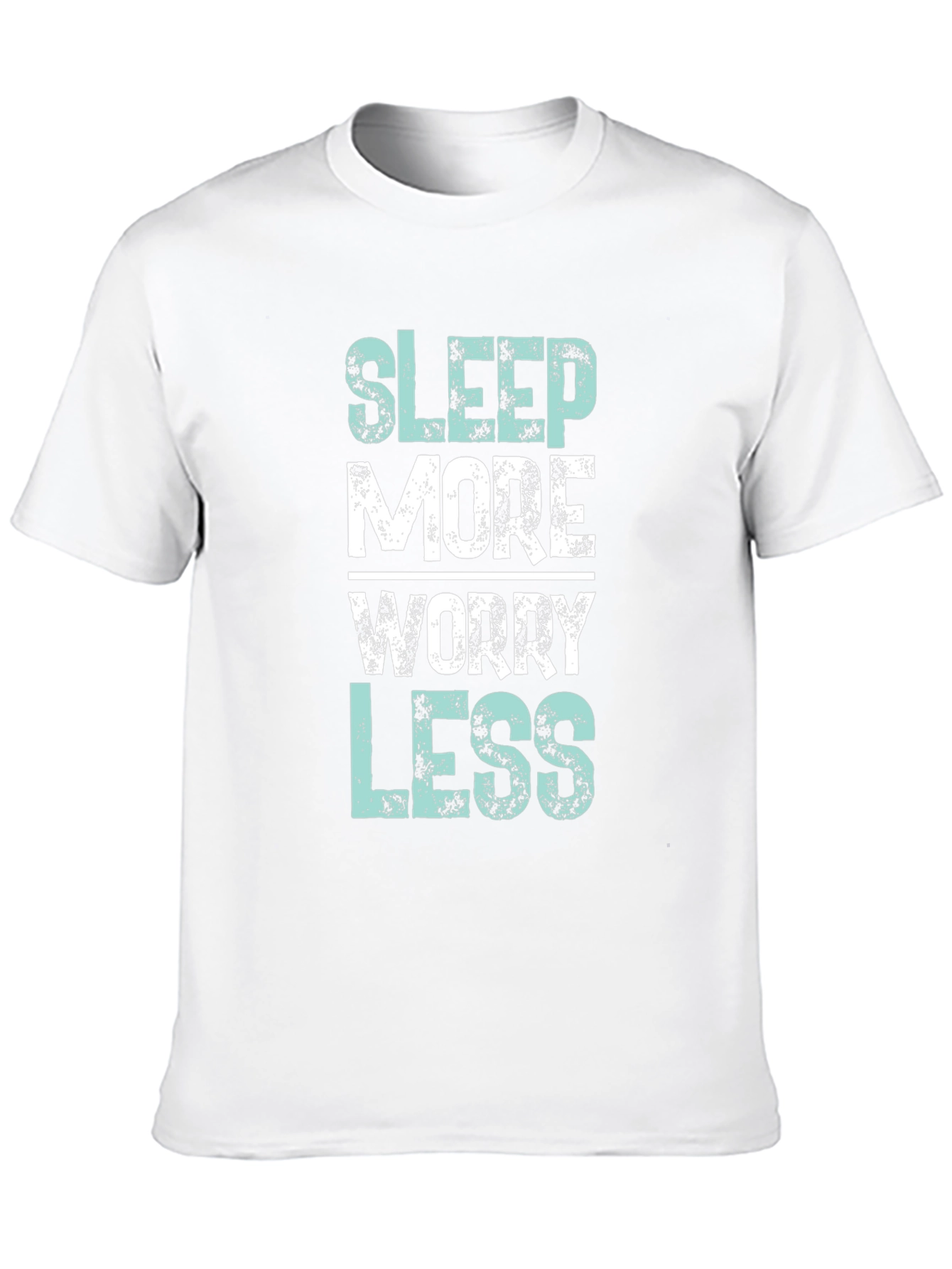 Sleep More Worry Less Graphic Tee