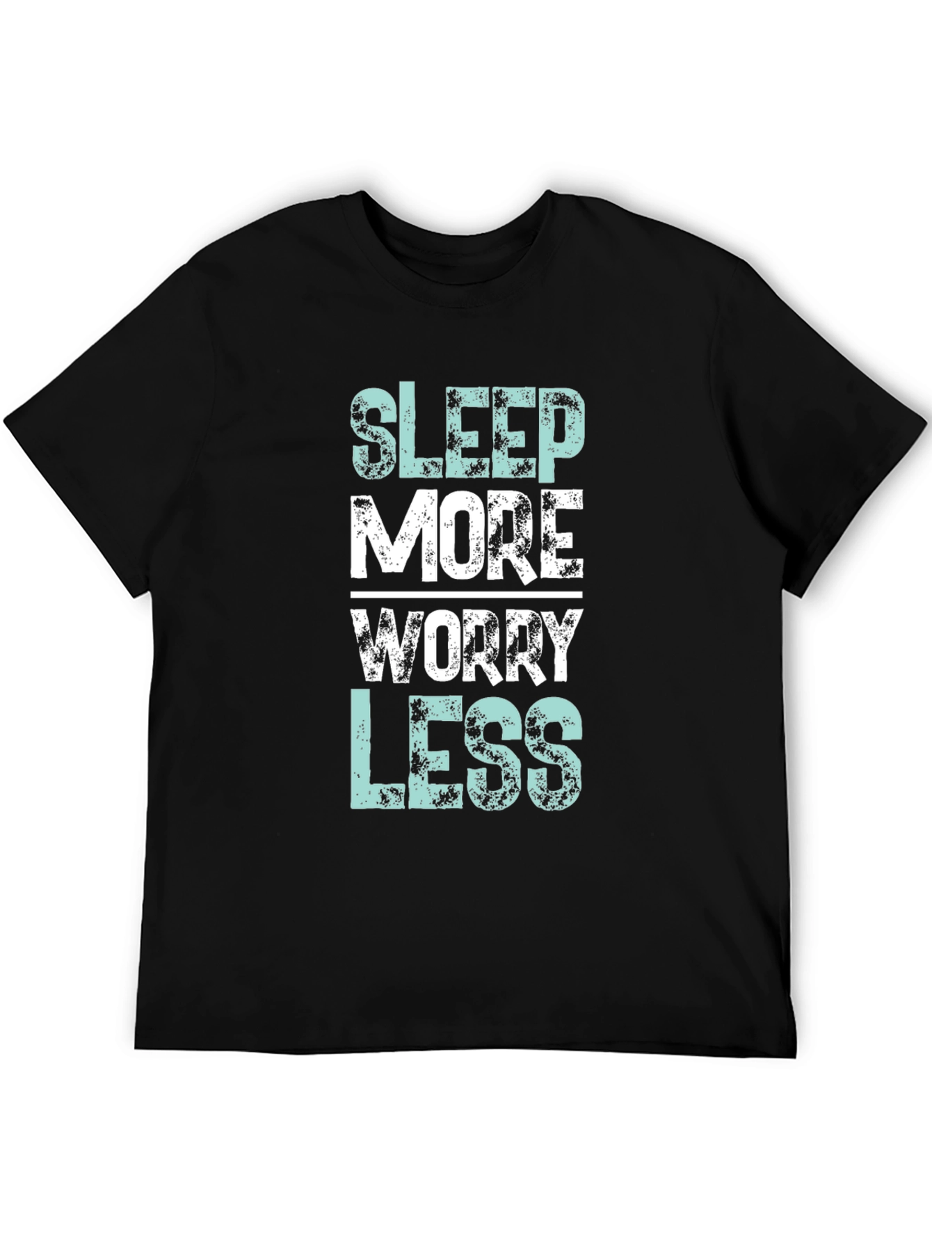 Sleep More Worry Less Graphic Tee
