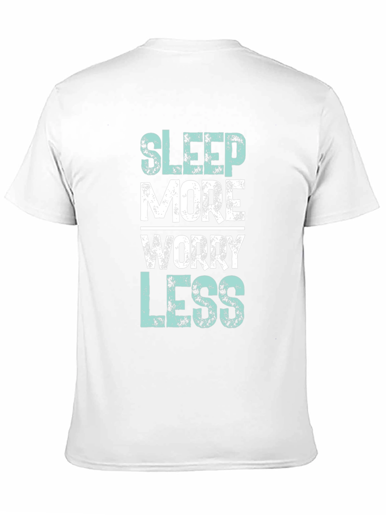 Sleep More Worry Less Graphic Tee