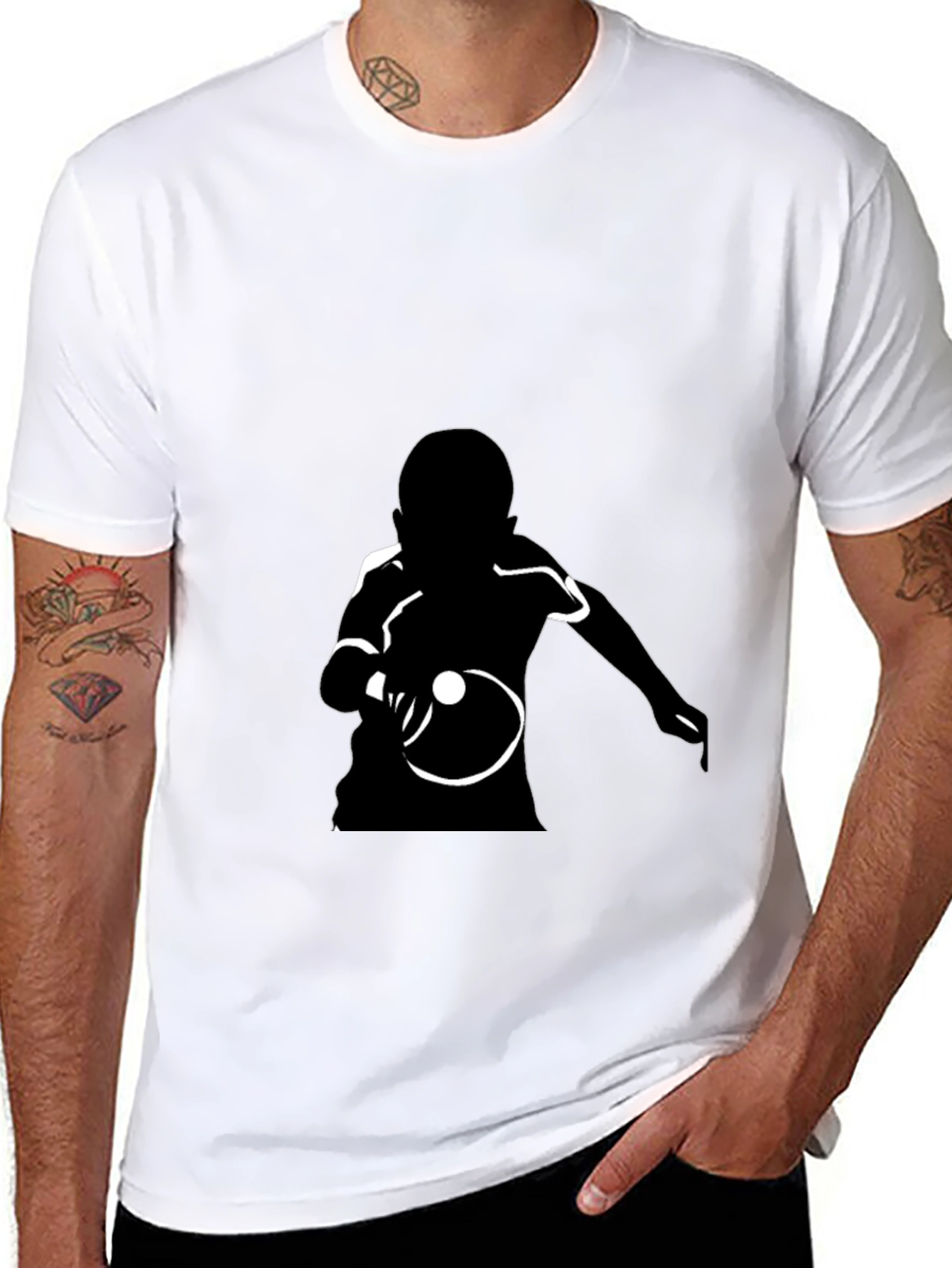 Table Tennis Player Graphic Tee