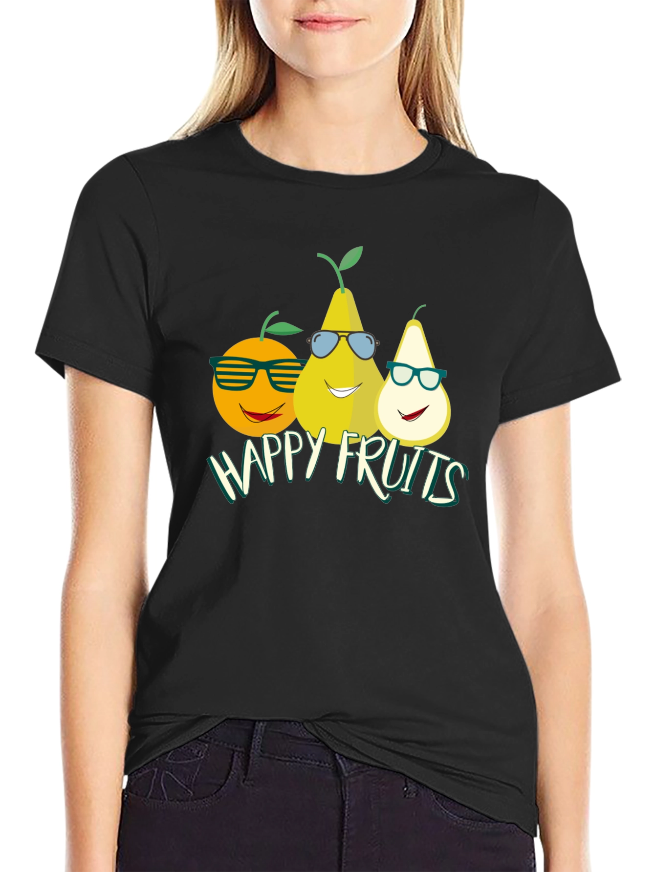 Happy Fruits T-Shirt - Cool & Fun Design