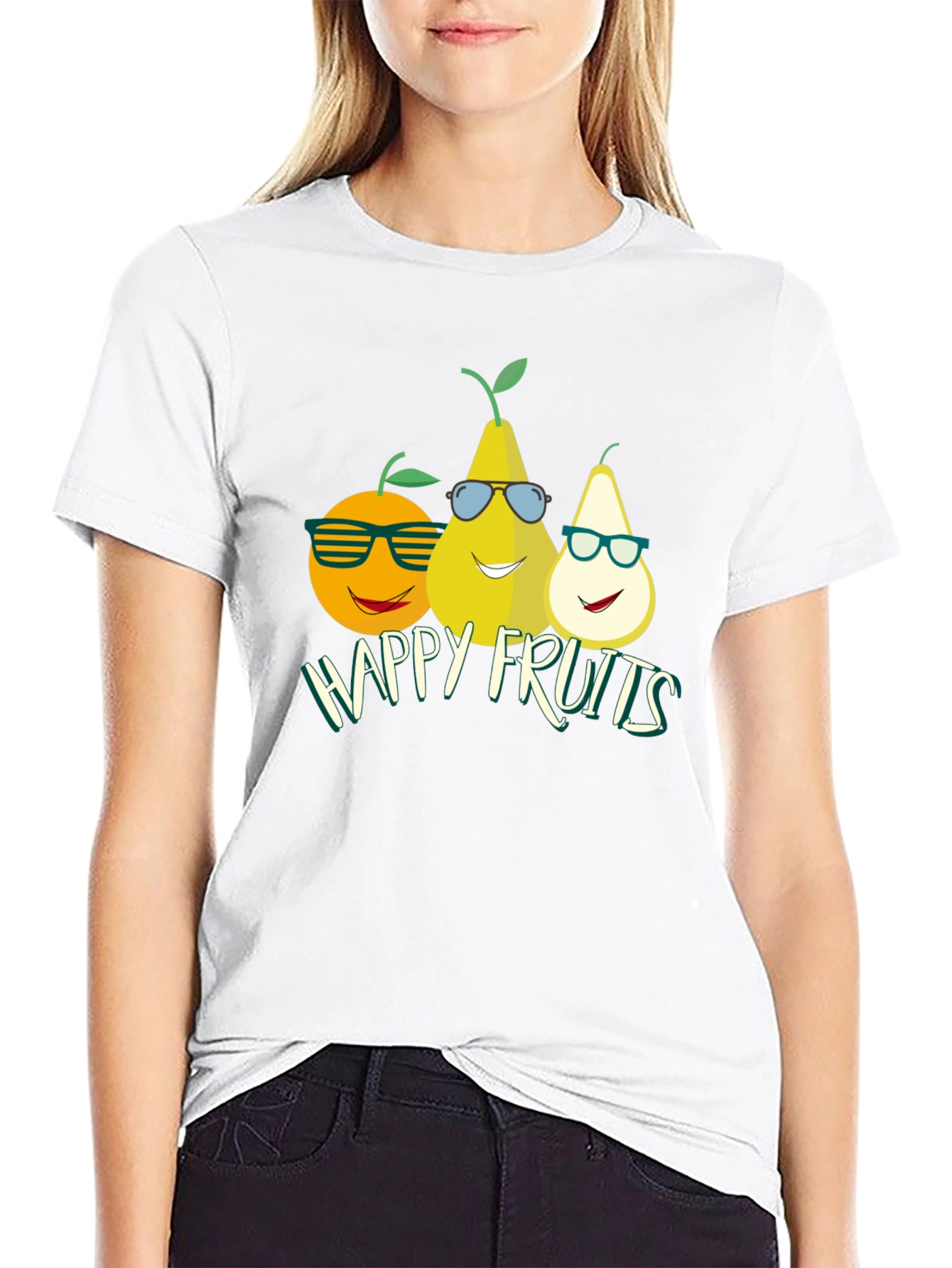 Happy Fruits T-Shirt - Cool & Fun Design