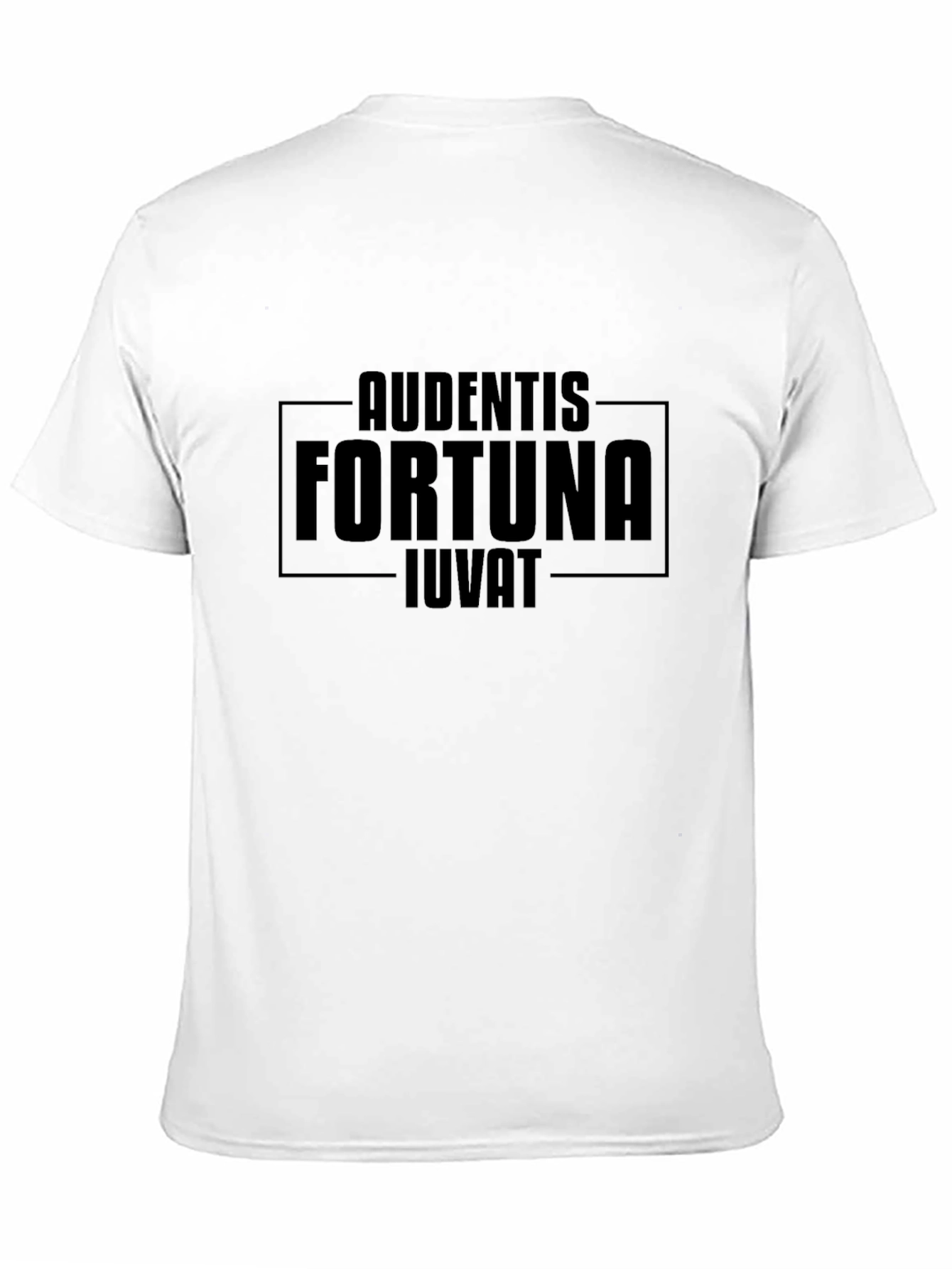 Audentes Fortuna Iuvat Graphic Tee - Black