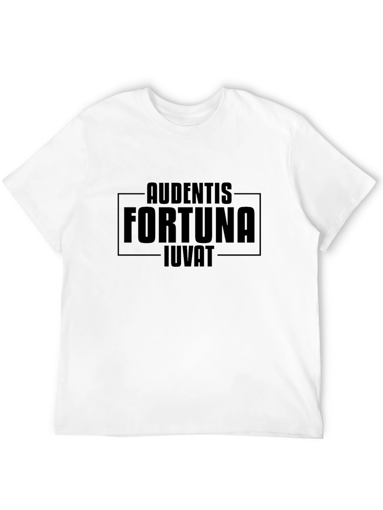 Audentes Fortuna Iuvat Graphic Tee - Black