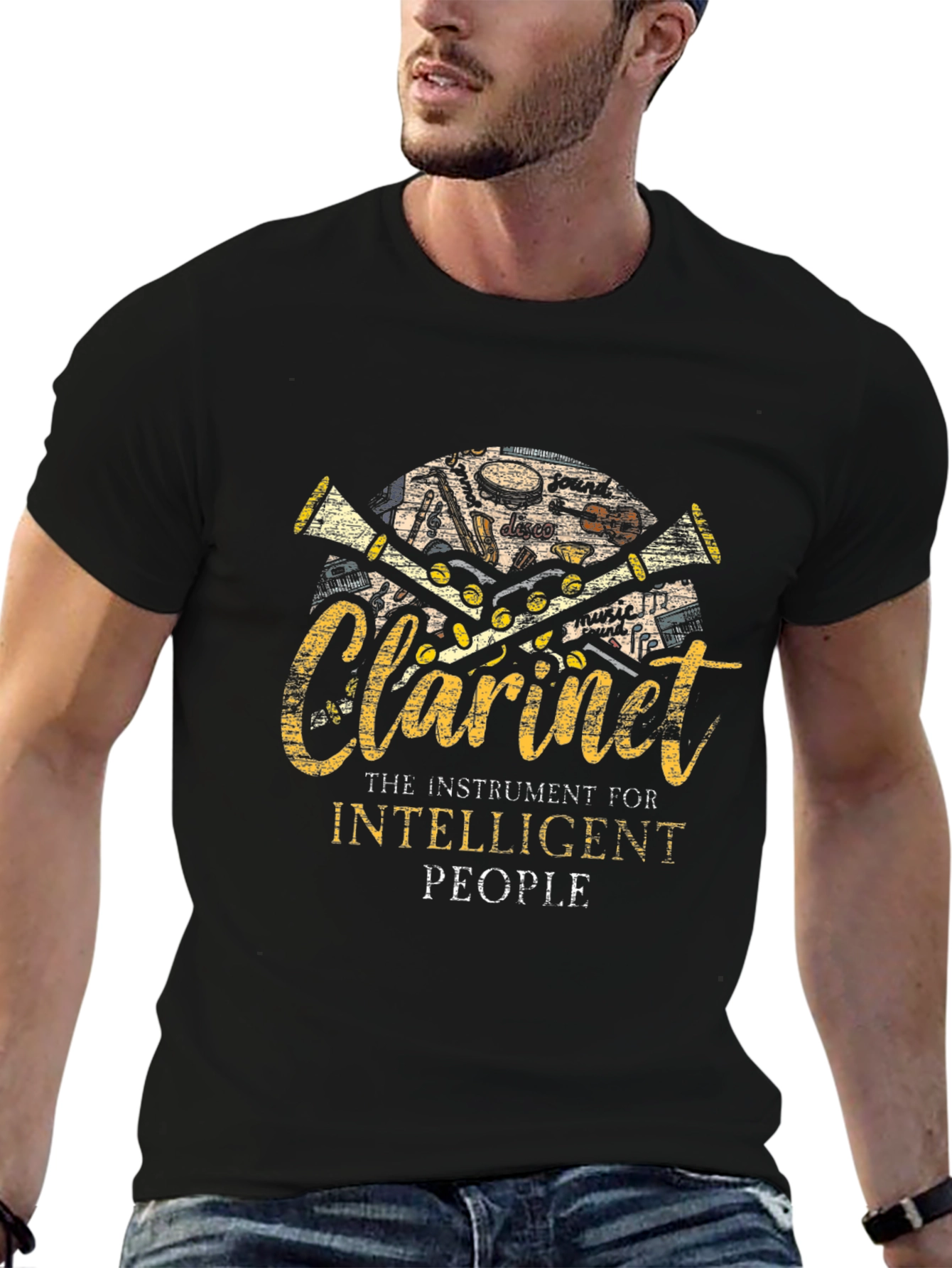 Clarinet Player T-Shirt - Instrument for Intelligent People