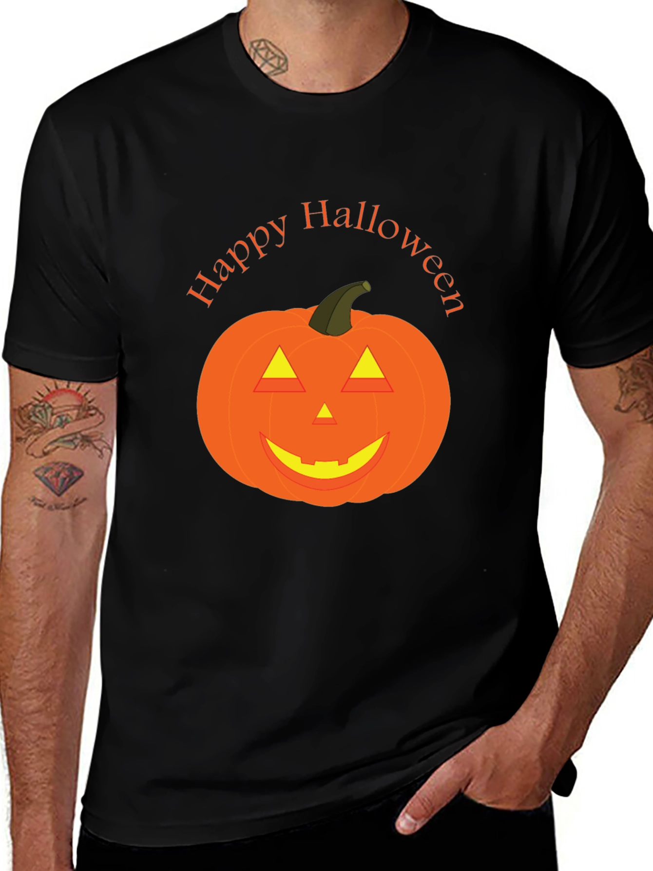 Happy Halloween Pumpkin Graphic Tee