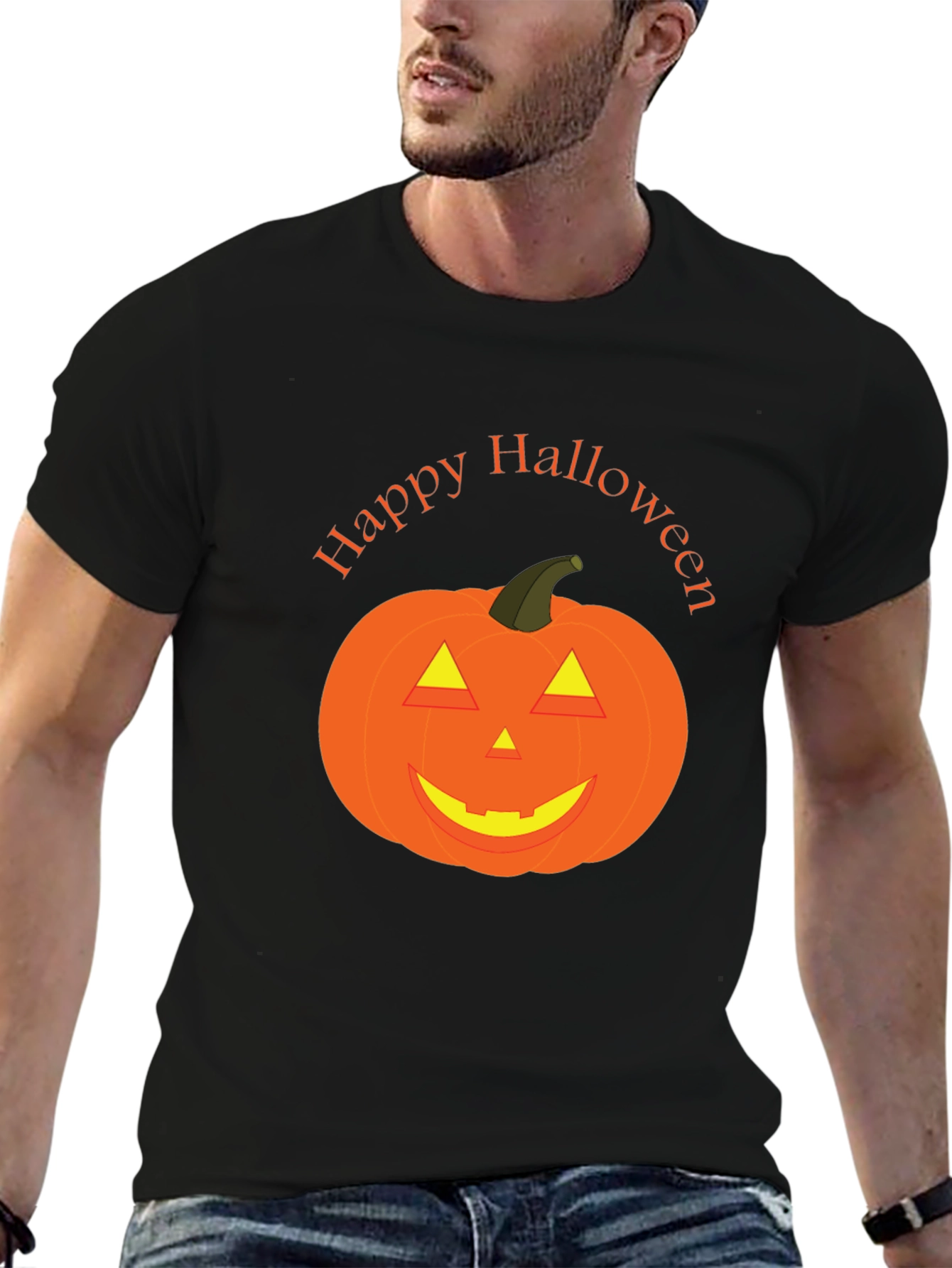 Happy Halloween Pumpkin Graphic Tee