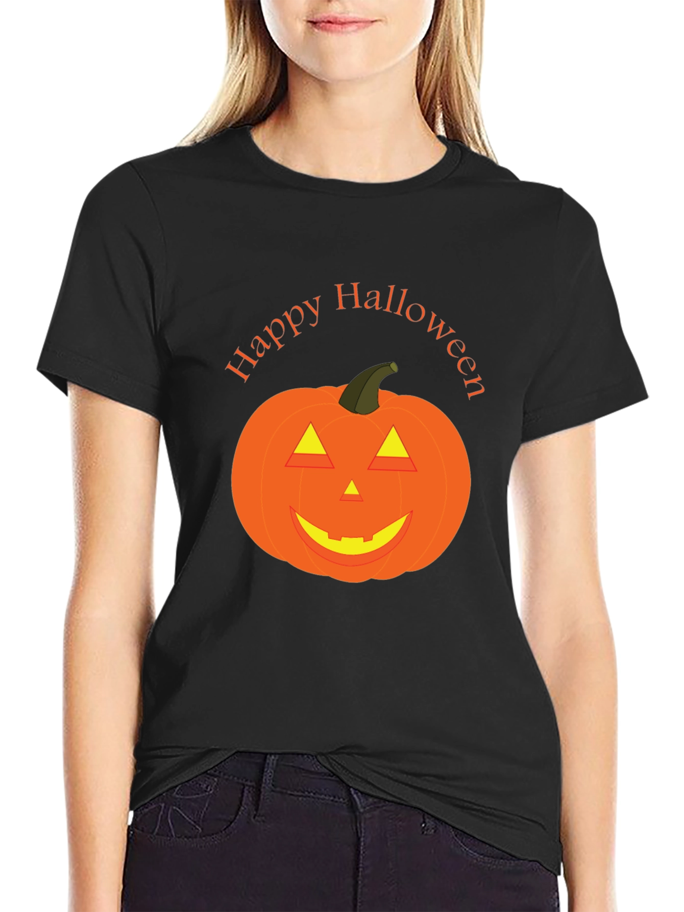 Happy Halloween Pumpkin Graphic Tee