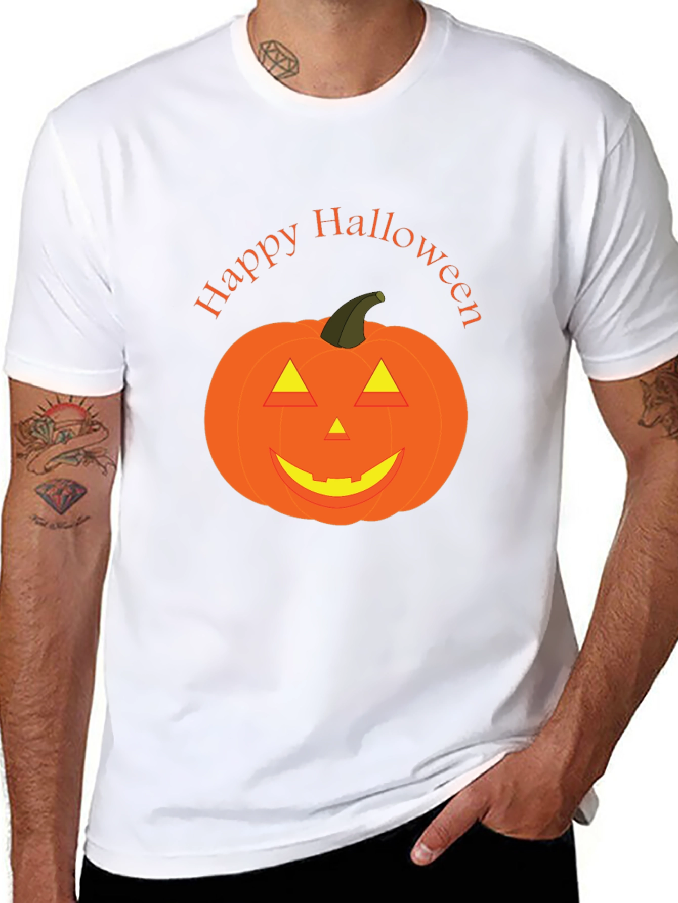 Happy Halloween Pumpkin Graphic Tee