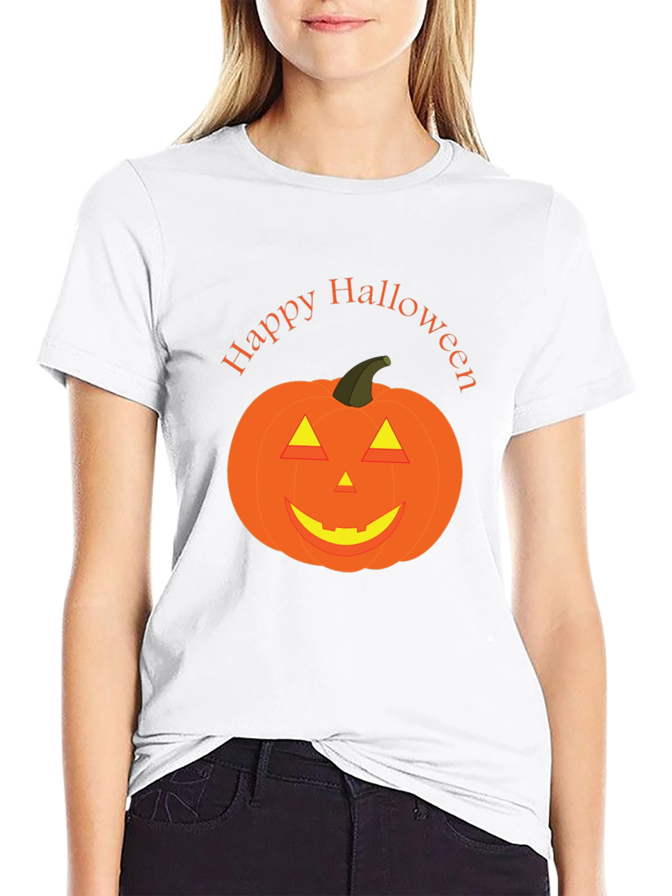 Happy Halloween Pumpkin Graphic Tee
