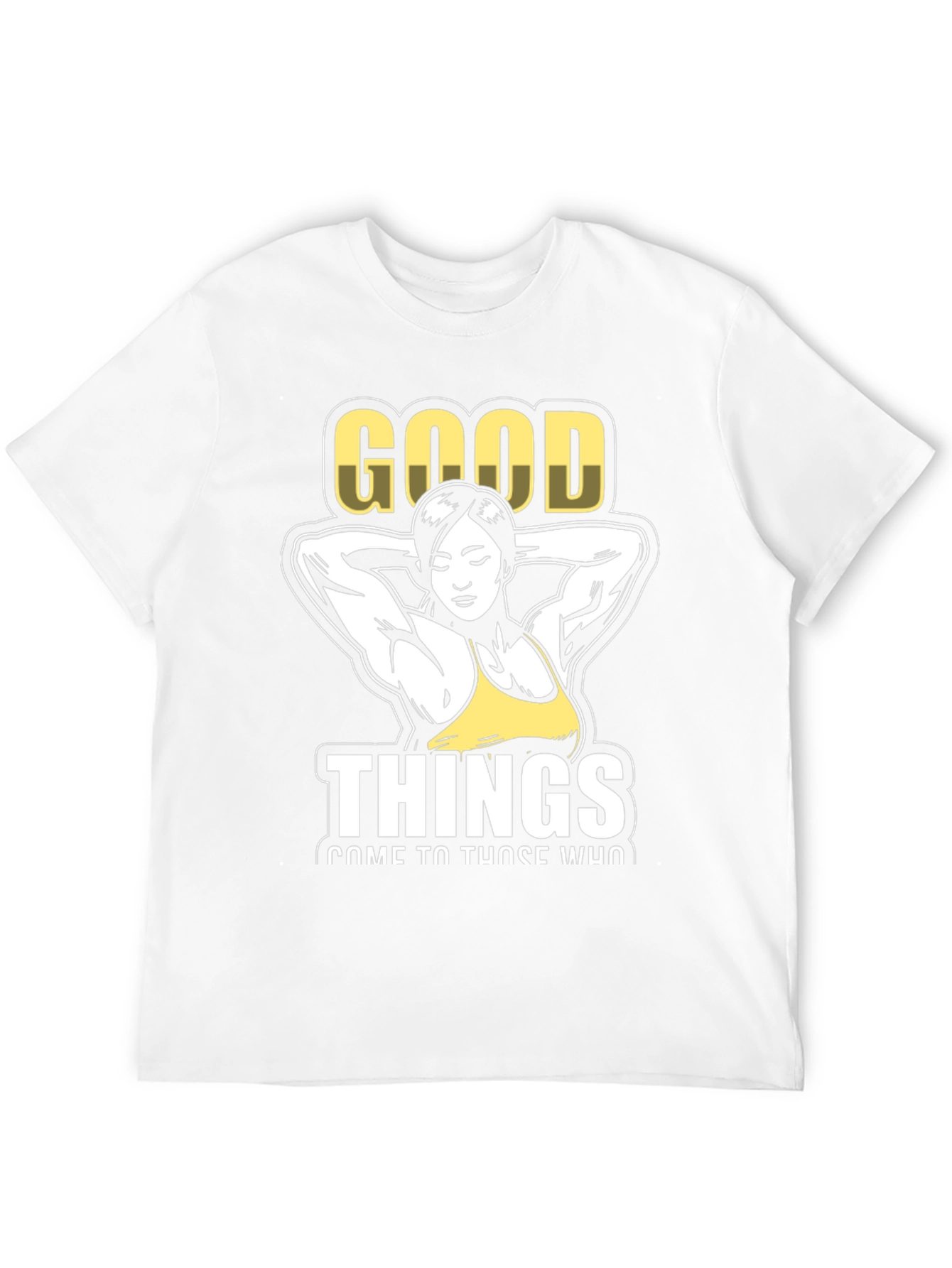 Good Things Graphic T-Shirt Fitness Design