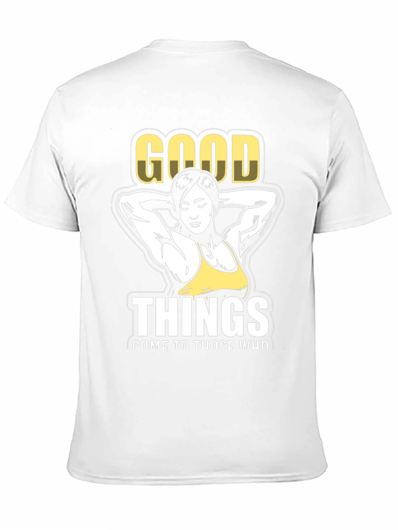 Good Things Graphic T-Shirt Fitness Design
