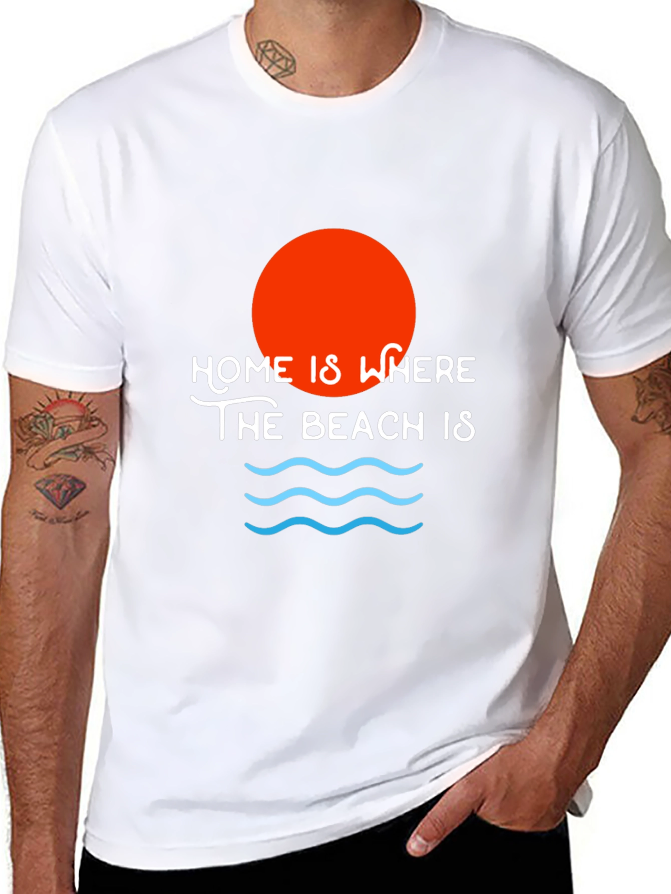 Home is Where the Beach Is Graphic Tee