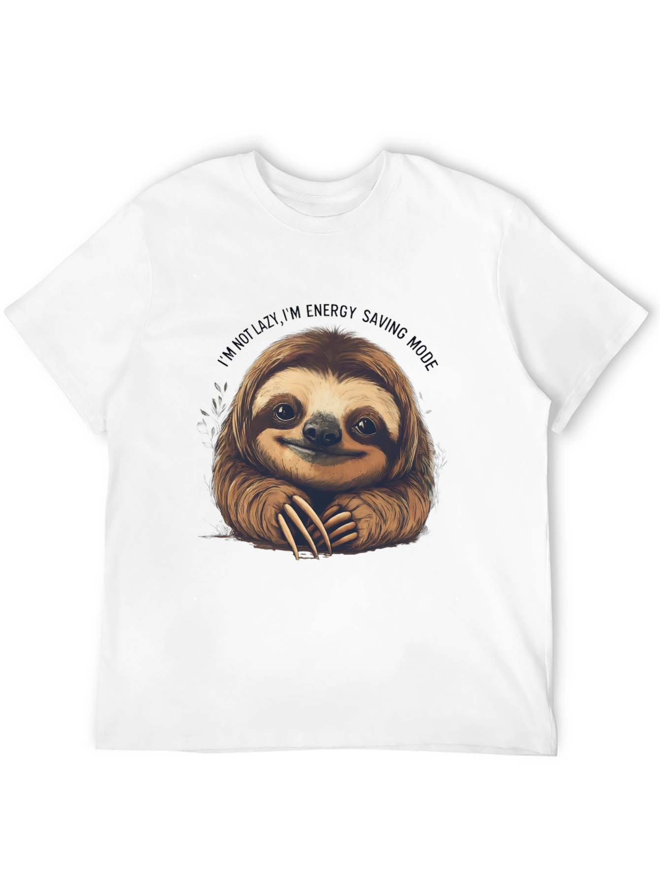 Sloth Energy Saving Mode Graphic Tee