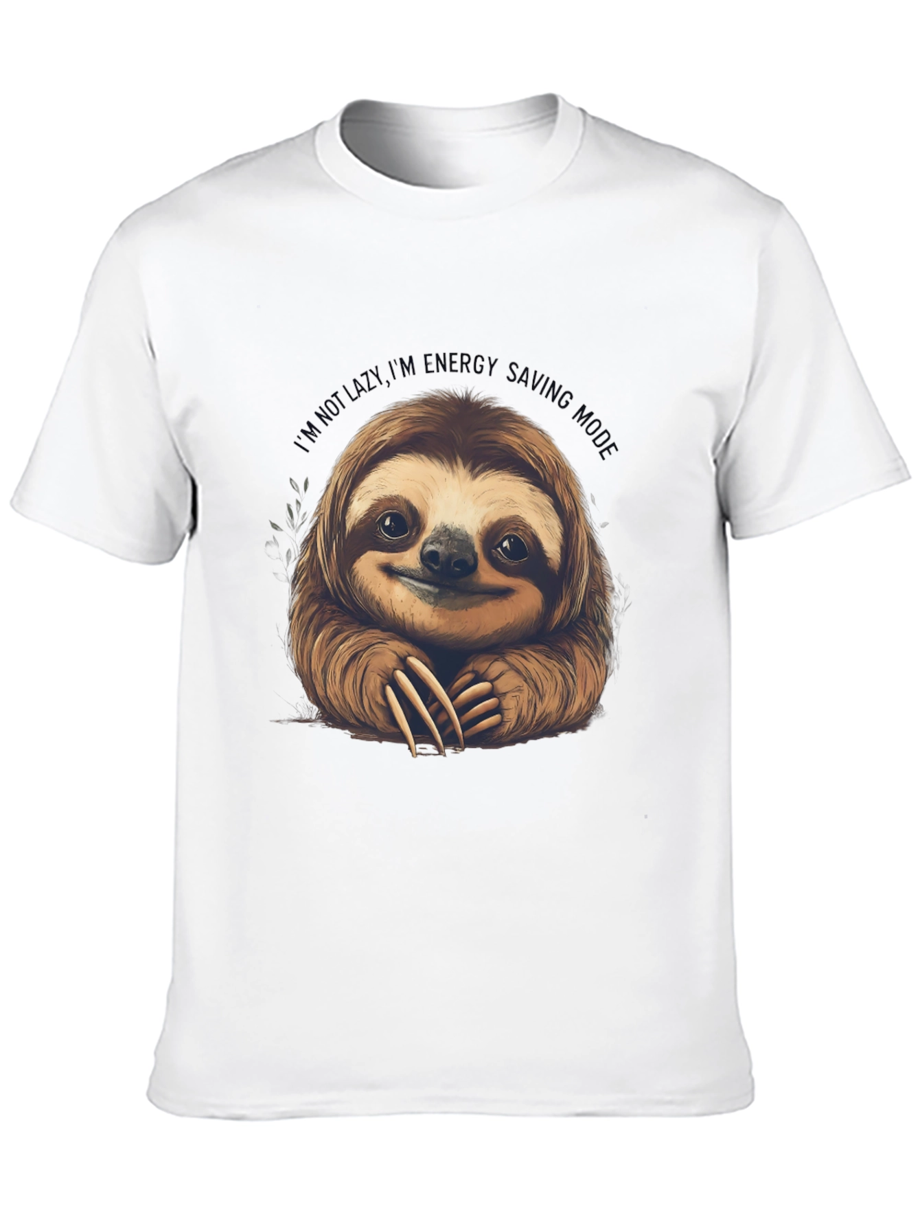 Sloth Energy Saving Mode Graphic Tee