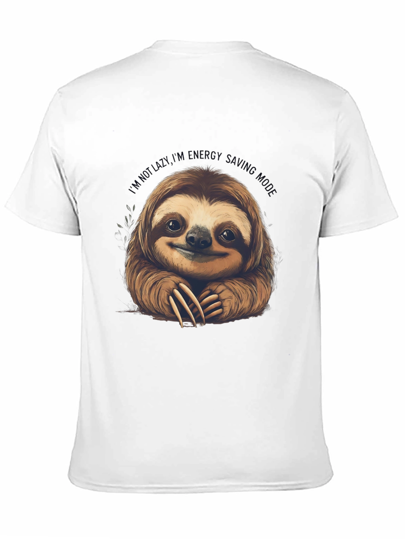 Sloth Energy Saving Mode Graphic Tee