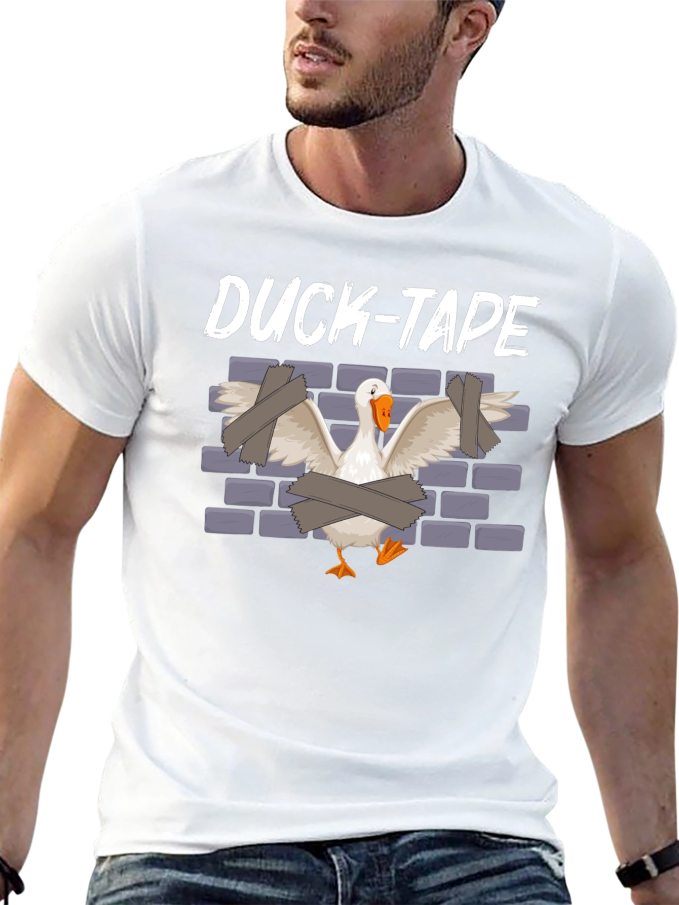 Duck-Tape Graphic T-Shirt