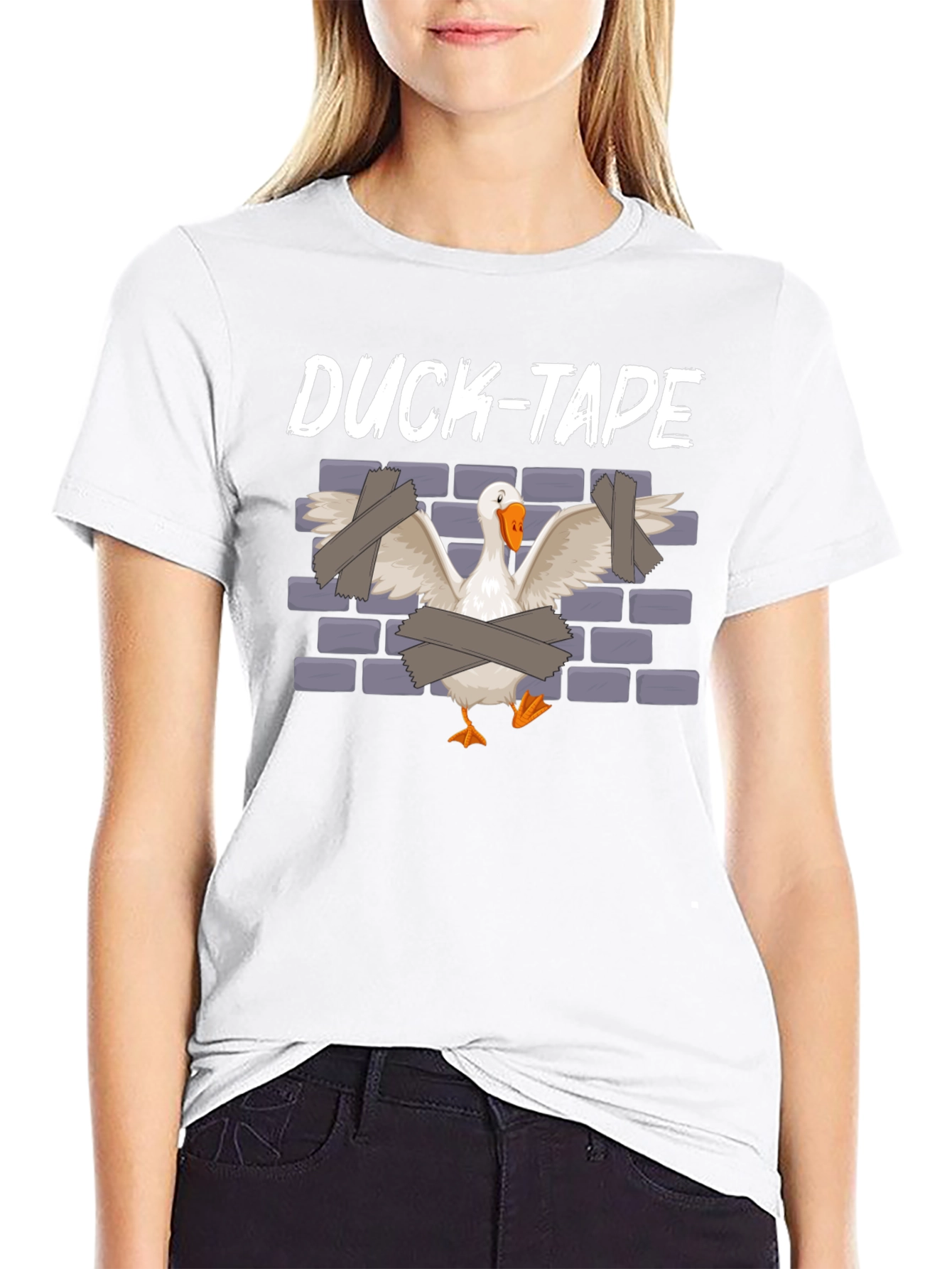 Duck-Tape Graphic T-Shirt