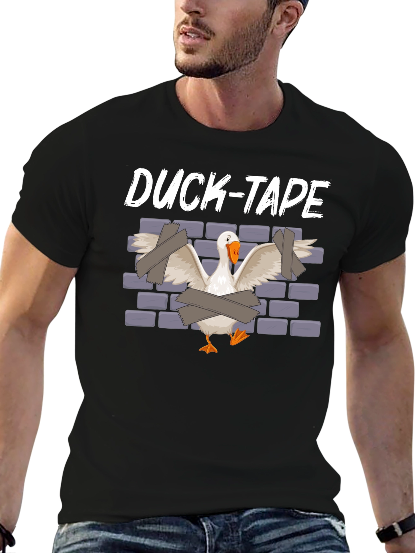 Duck-Tape Graphic T-Shirt