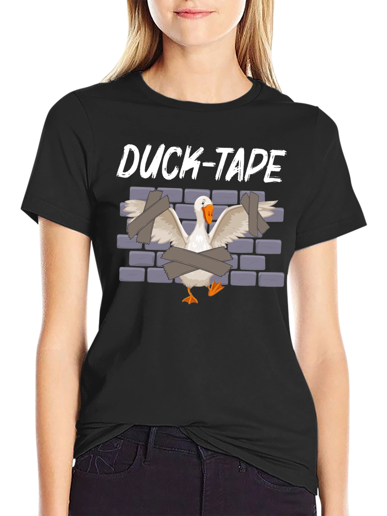 Duck-Tape Graphic T-Shirt
