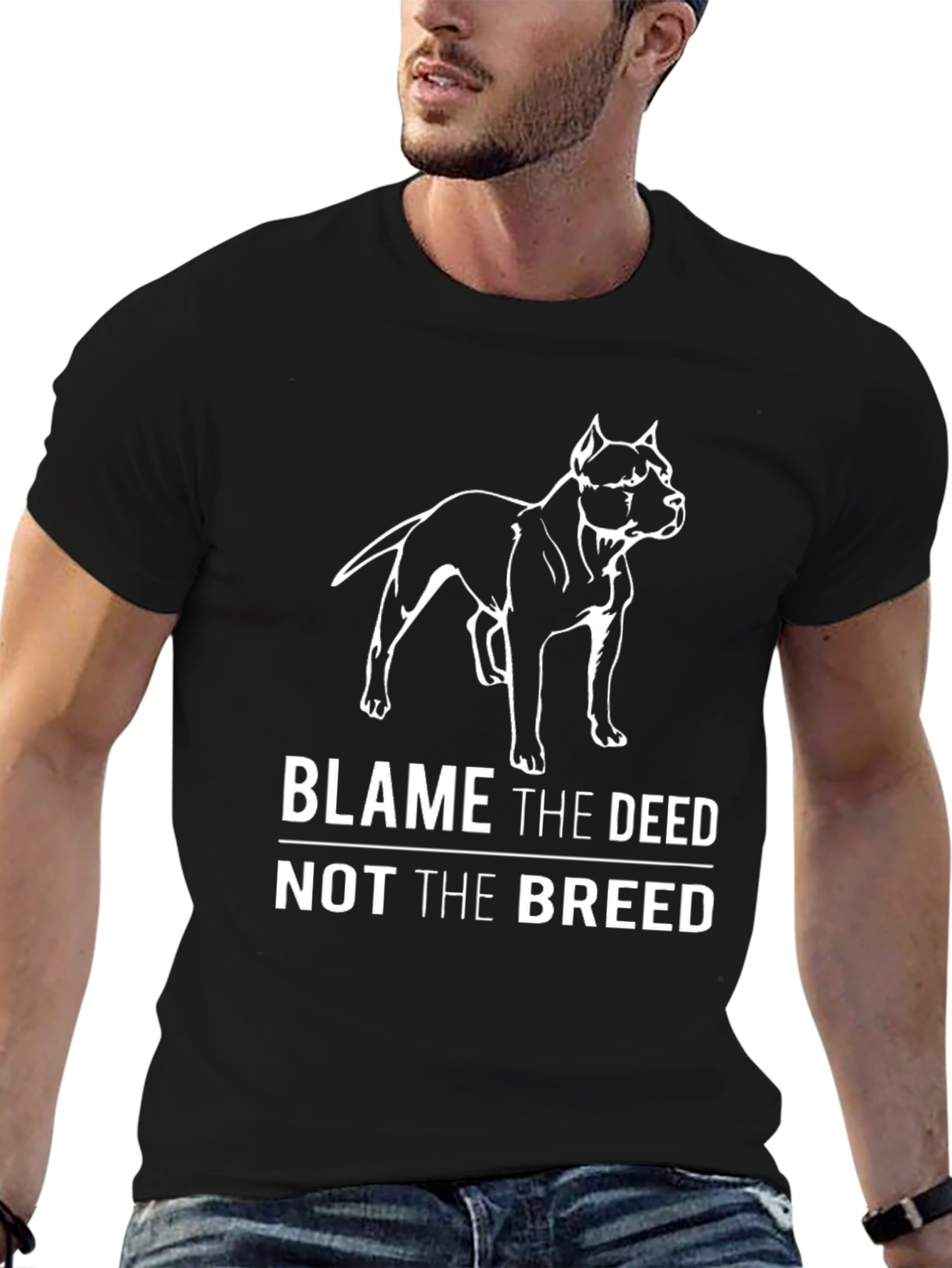 Blame the Deed Pitbull T-Shirt