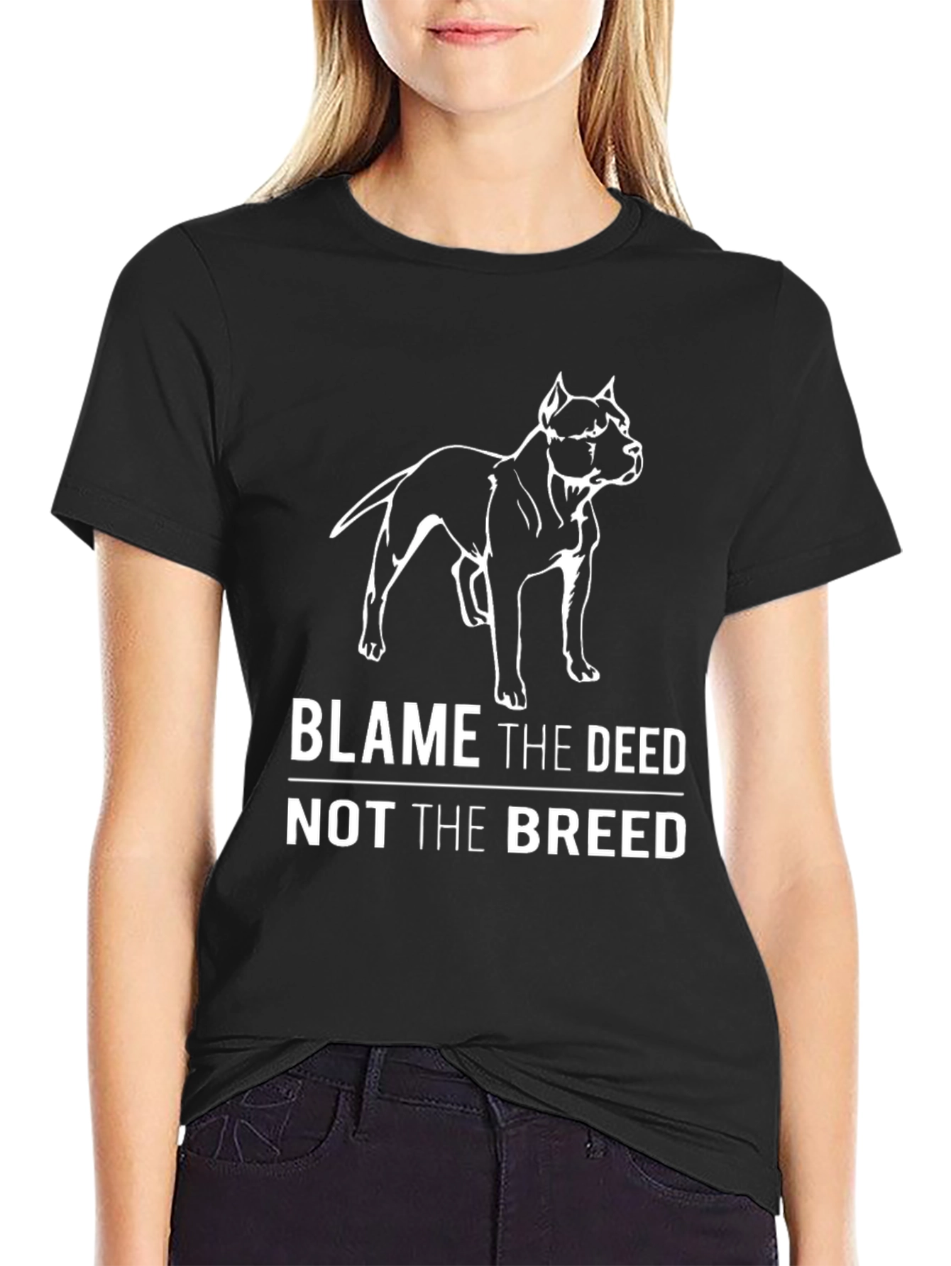 Blame the Deed Pitbull T-Shirt