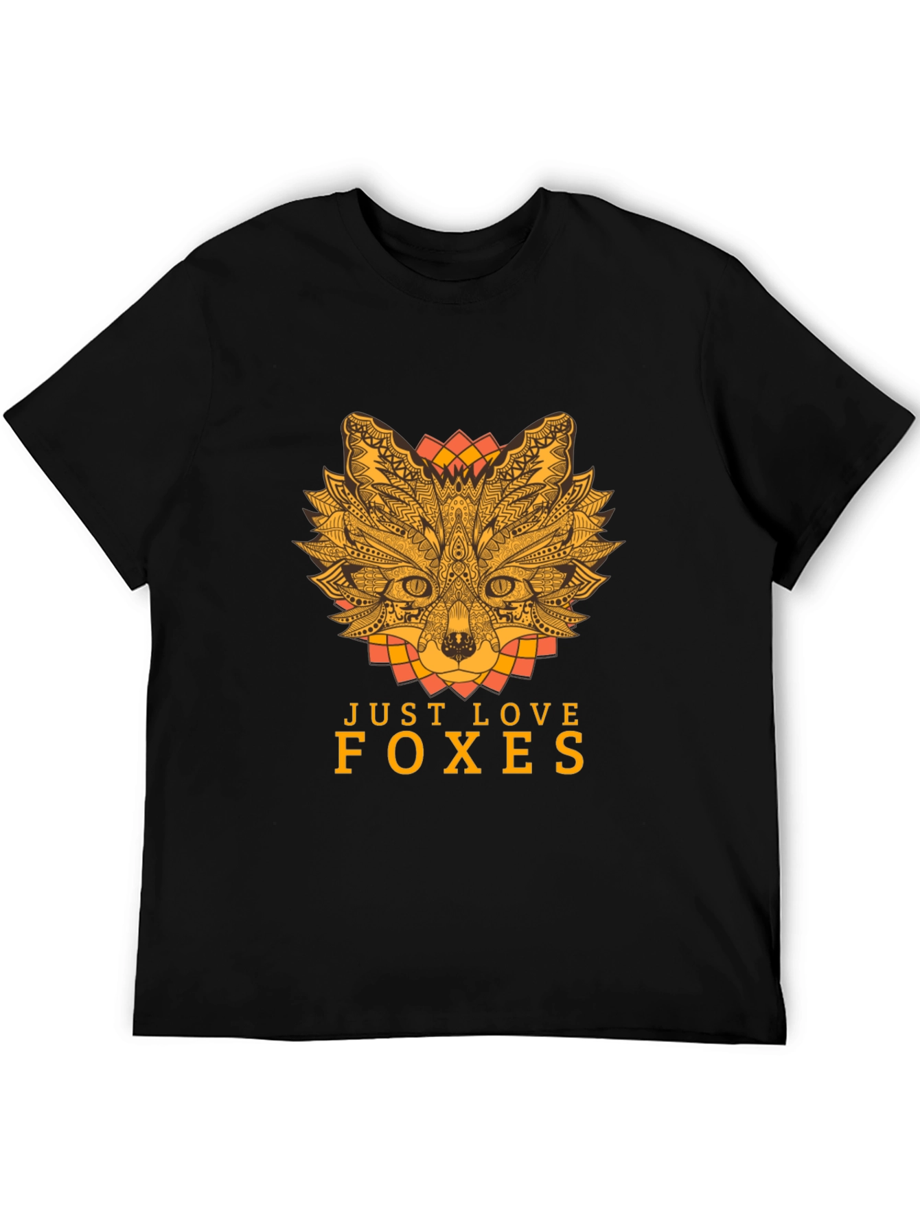 Just Love Foxes Graphic Tee Short Sleeve T-Shirt