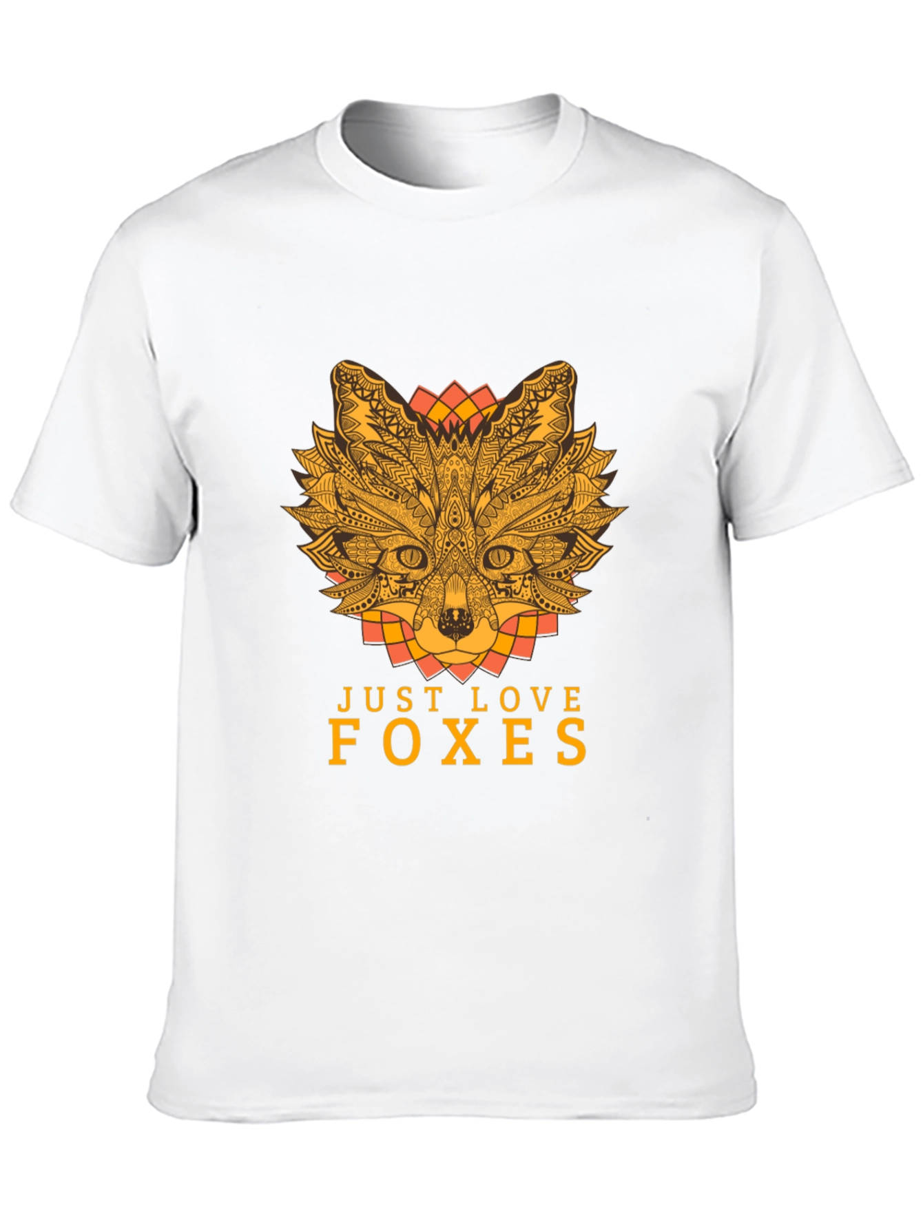 Just Love Foxes Graphic Tee Short Sleeve T-Shirt