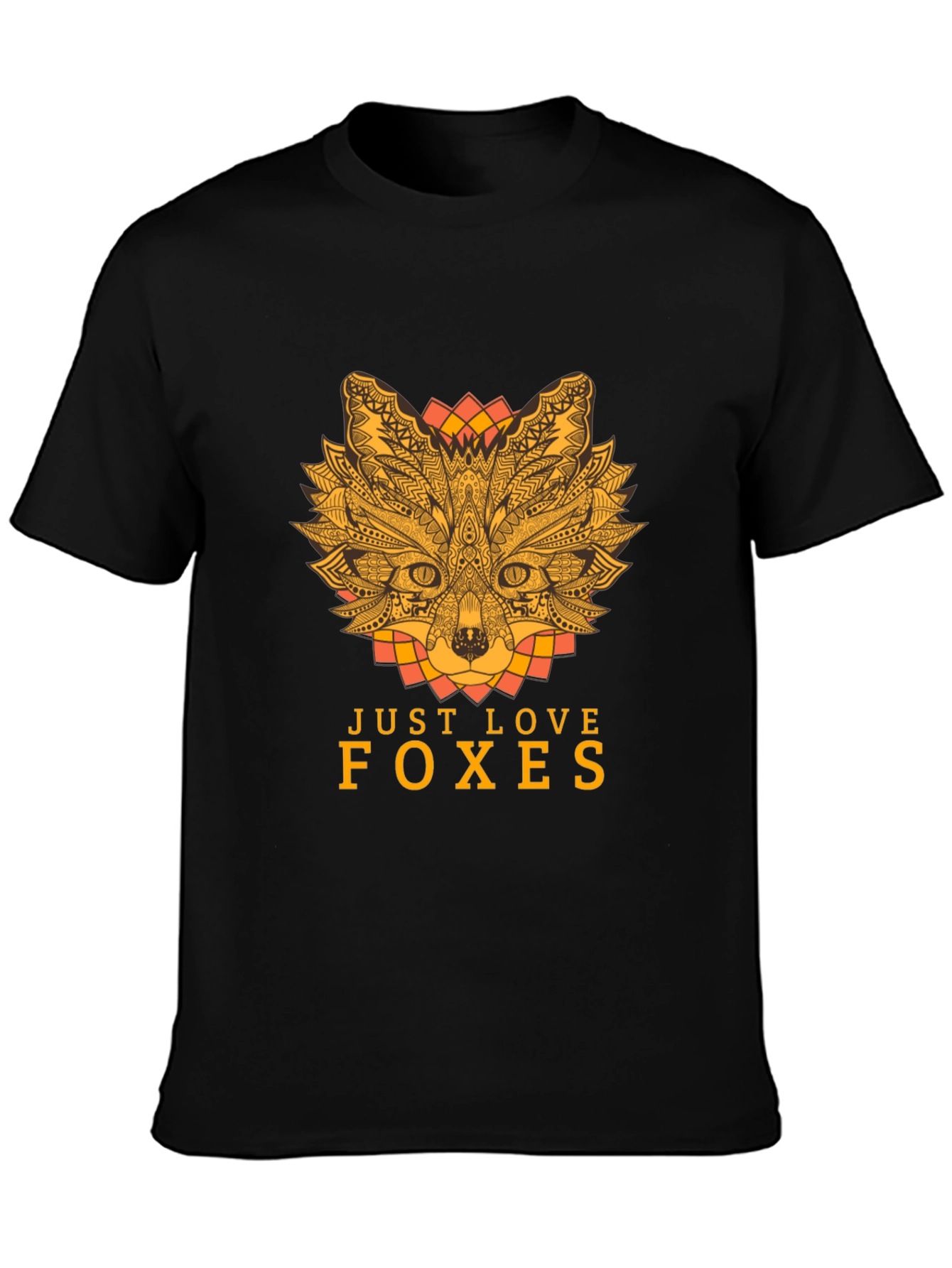 Just Love Foxes Graphic Tee Short Sleeve T-Shirt