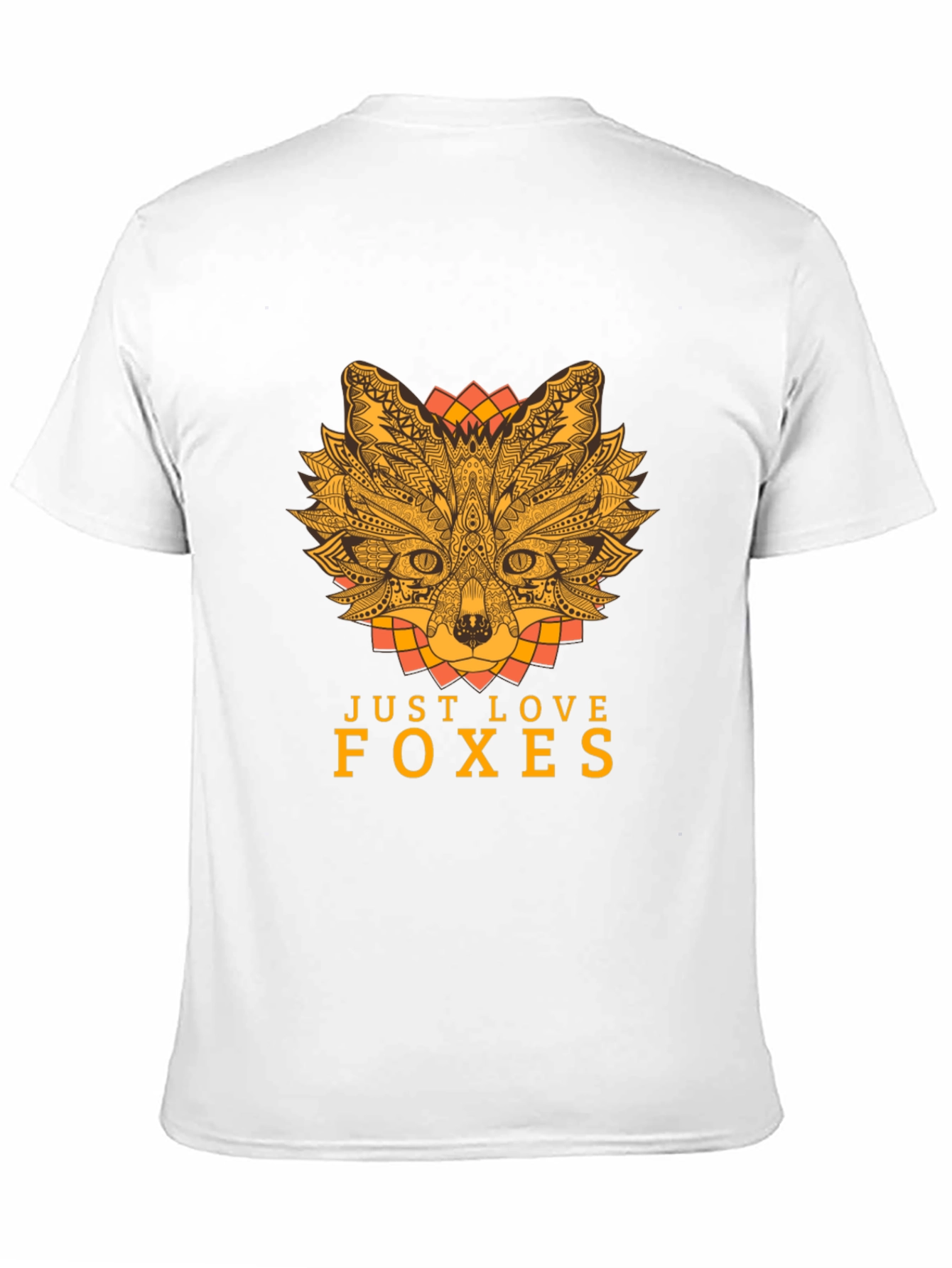 Just Love Foxes Graphic Tee Short Sleeve T-Shirt