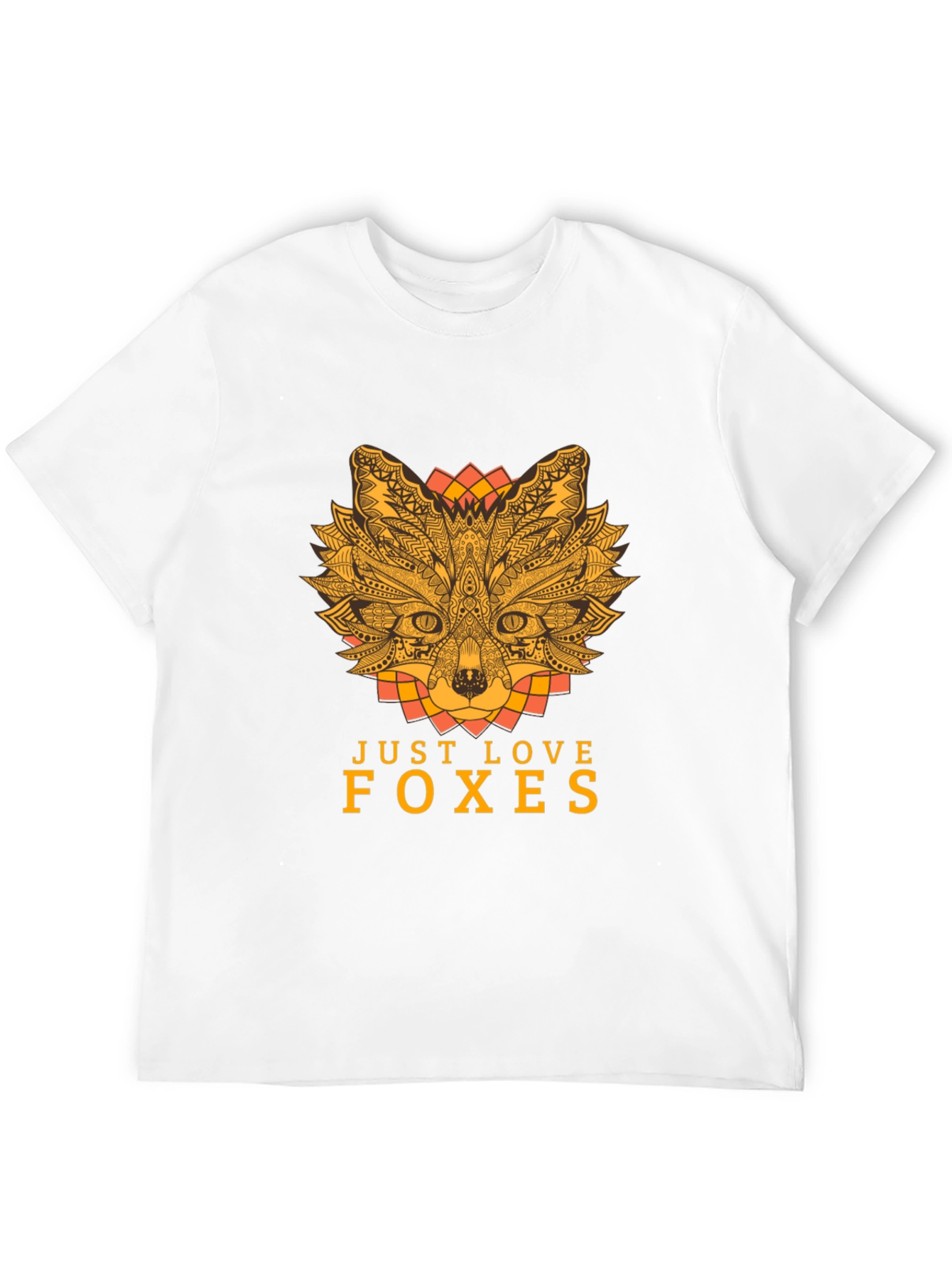 Just Love Foxes Graphic Tee Short Sleeve T-Shirt