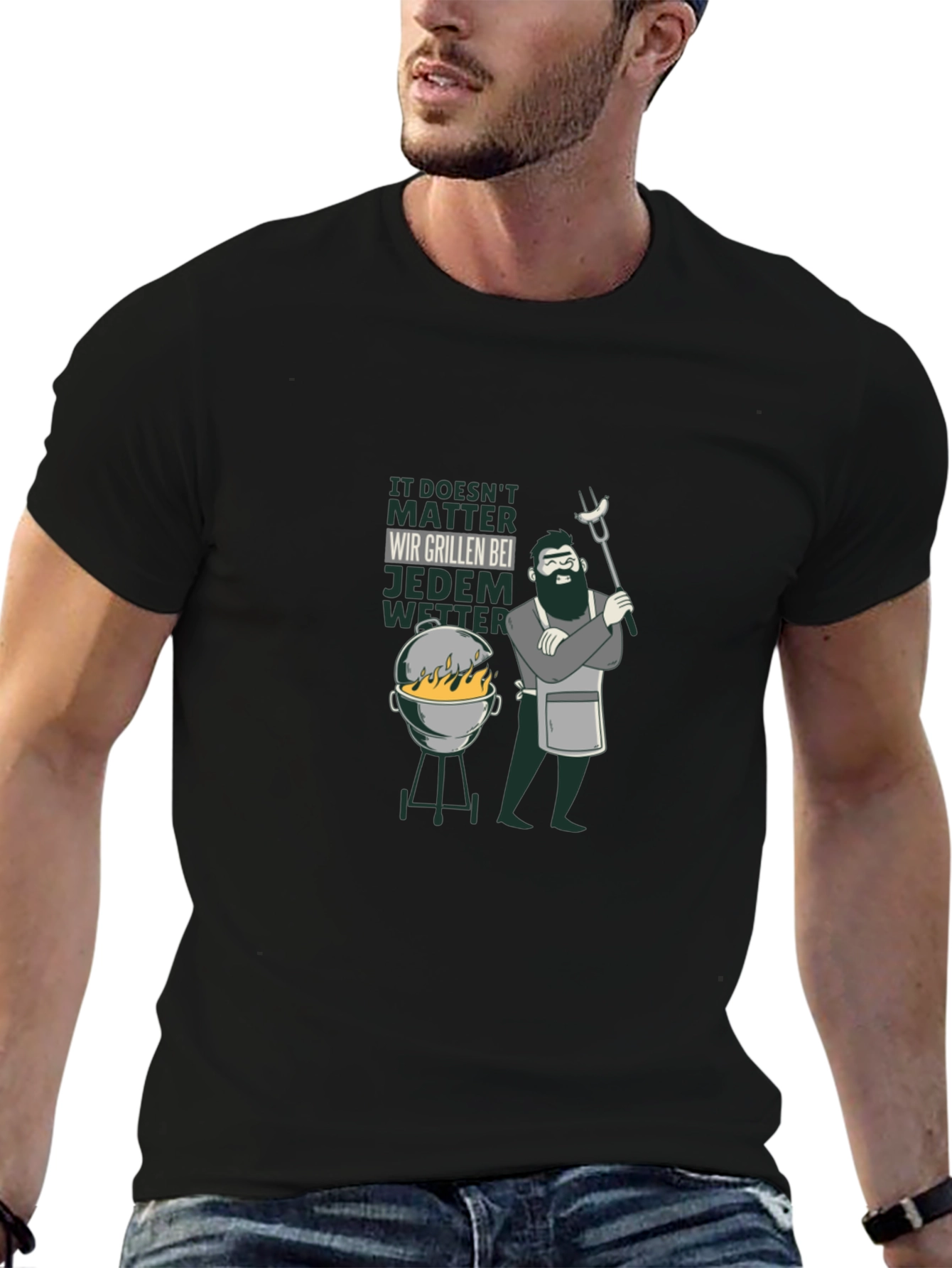 Funny Grilling T-Shirt - Grill Master Tee
