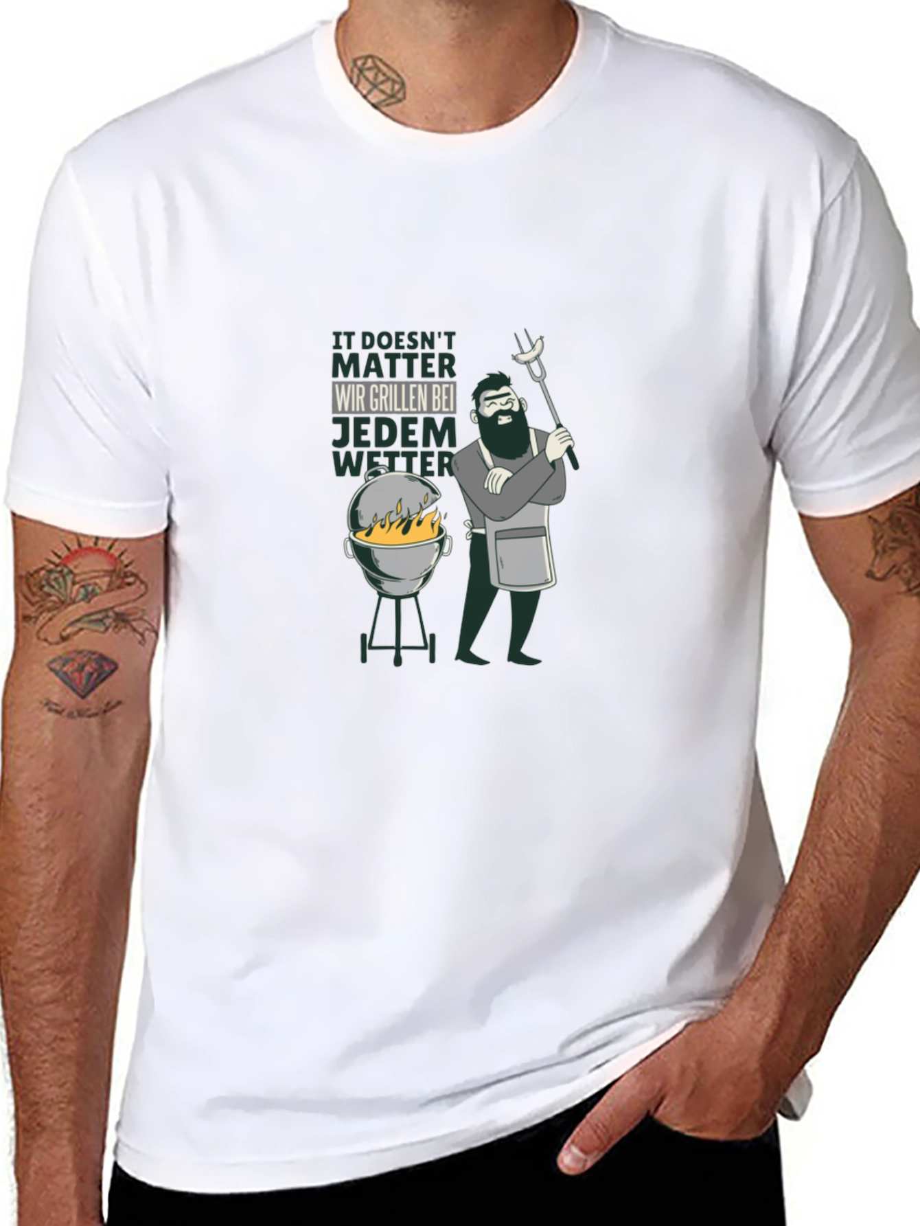 Funny Grilling T-Shirt - Grill Master Tee
