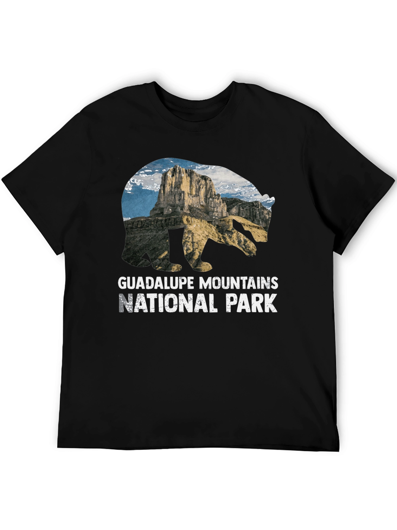 Guadalupe Mountains National Park Bear Graphic T-Shirt
