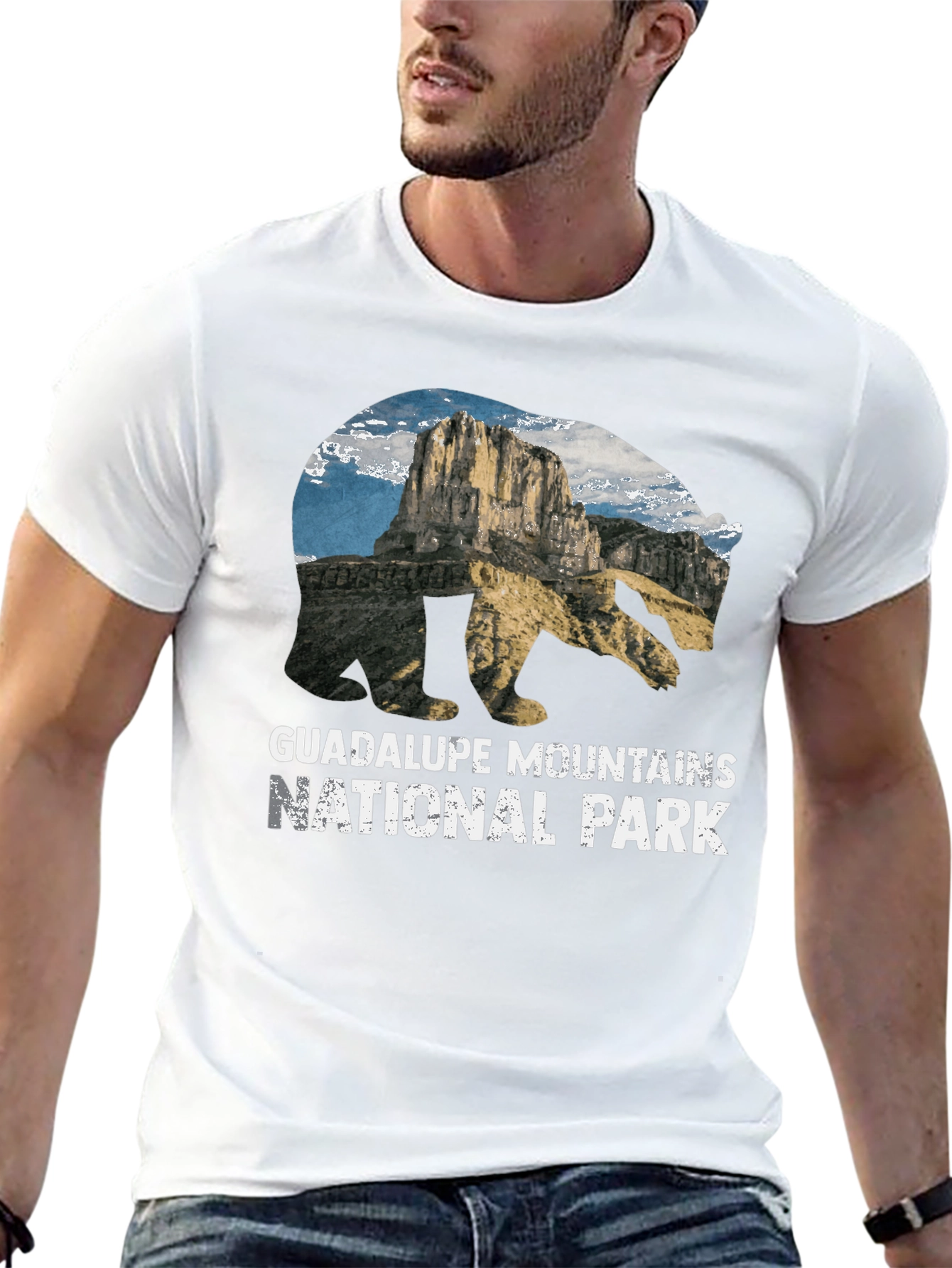 Guadalupe Mountains National Park Bear Graphic T-Shirt