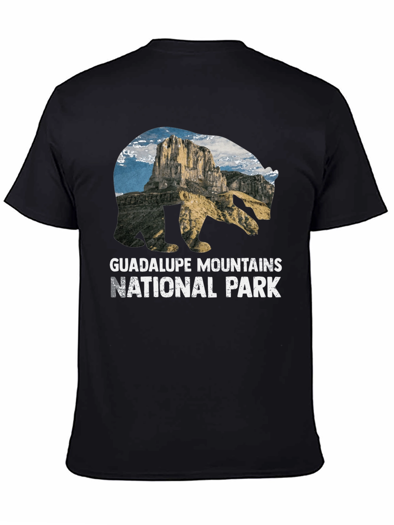 Guadalupe Mountains National Park Bear Graphic T-Shirt