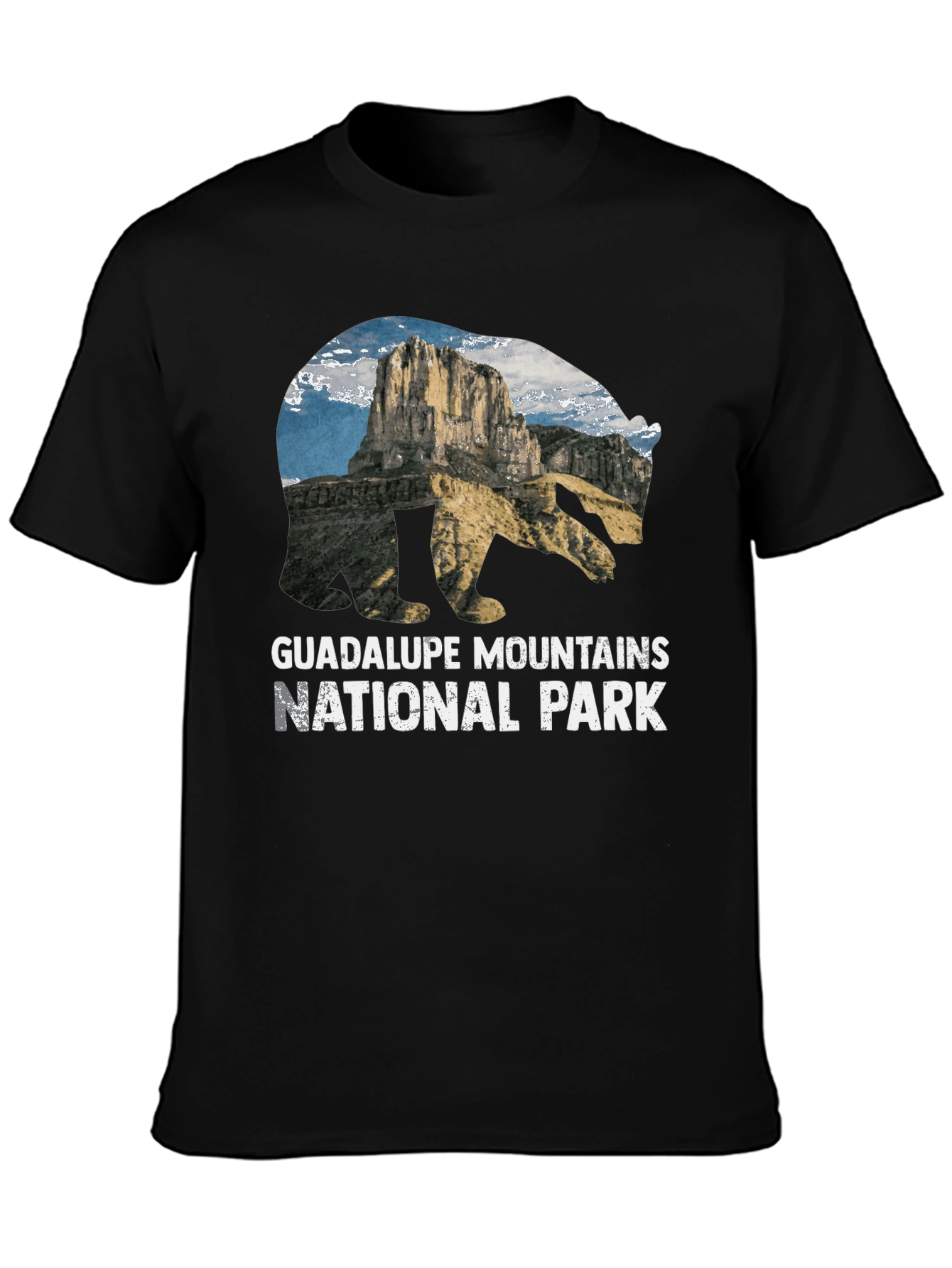 Guadalupe Mountains National Park Bear Graphic T-Shirt