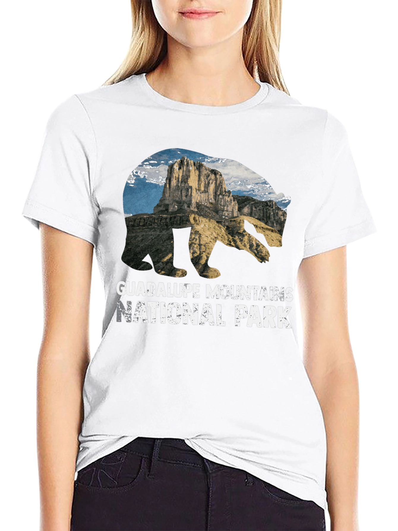 Guadalupe Mountains National Park Bear Graphic T-Shirt