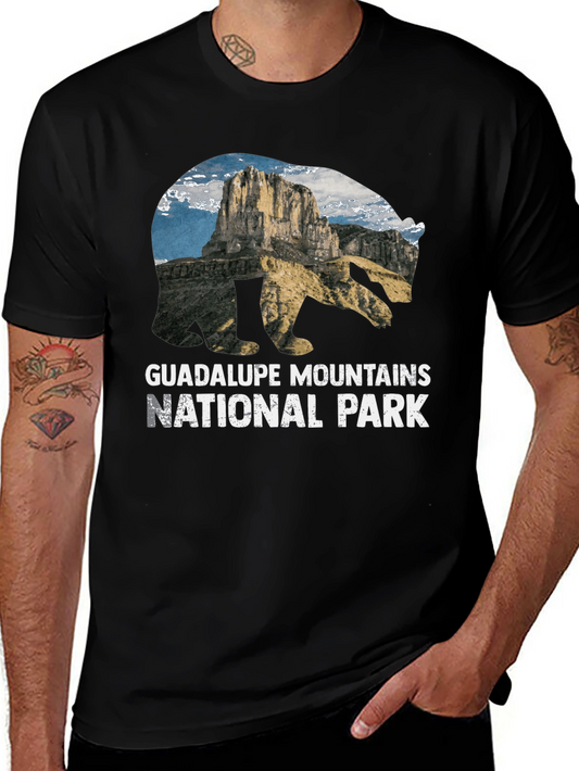Guadalupe Mountains National Park Bear Graphic T-Shirt