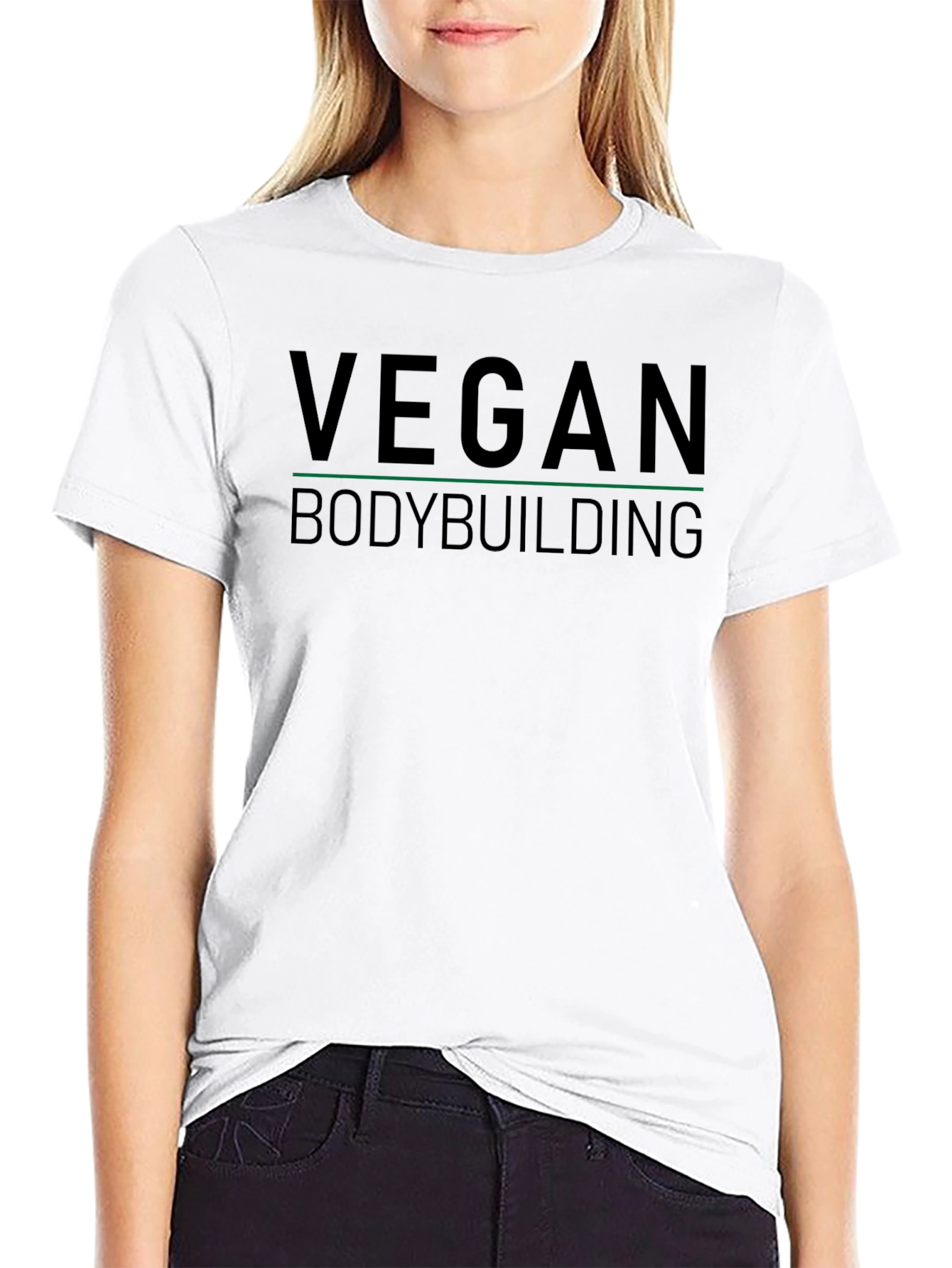 Vegan Bodybuilding Graphic T-Shirt