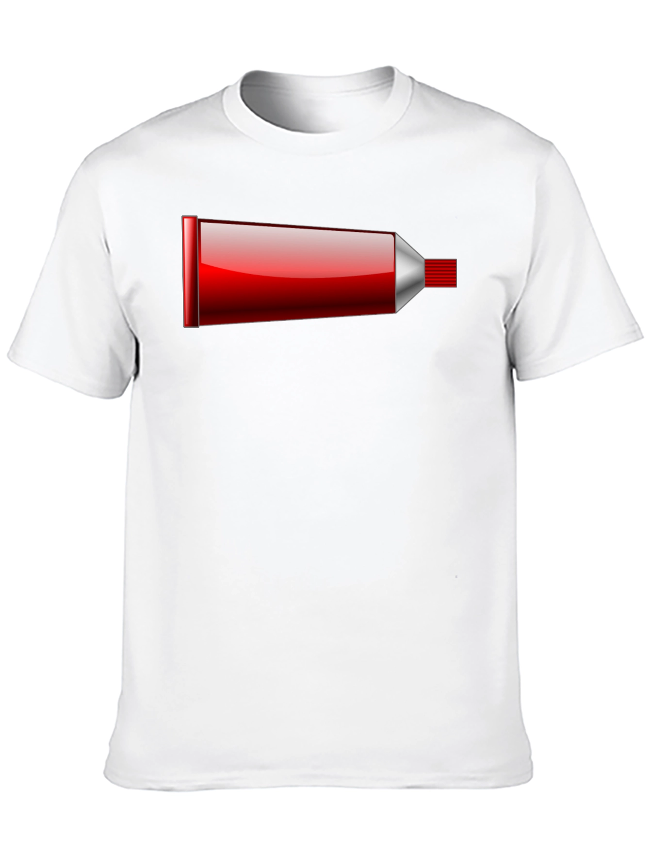 Novelty Toothpaste Tube Black T-Shirt