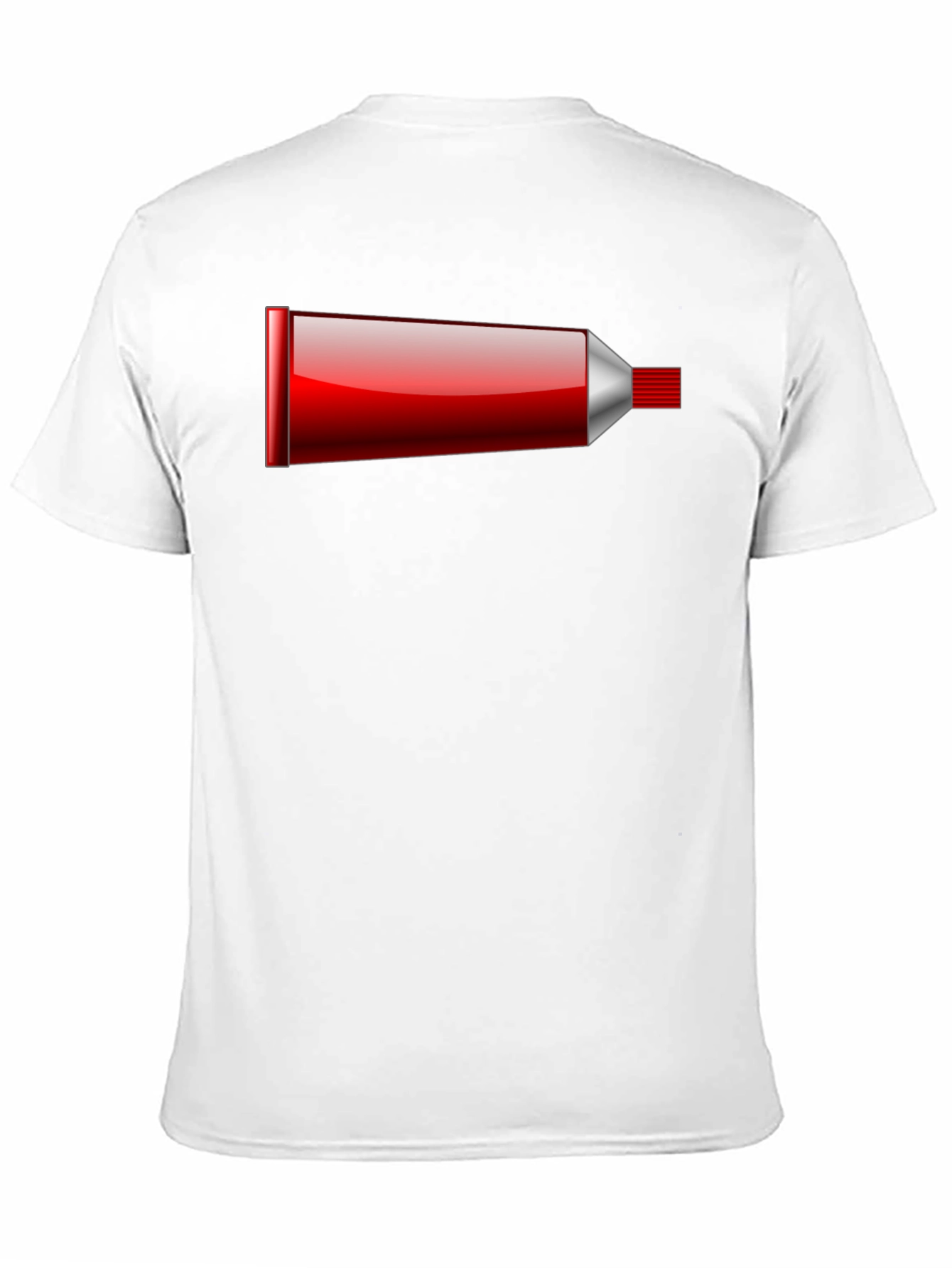 Novelty Toothpaste Tube Black T-Shirt